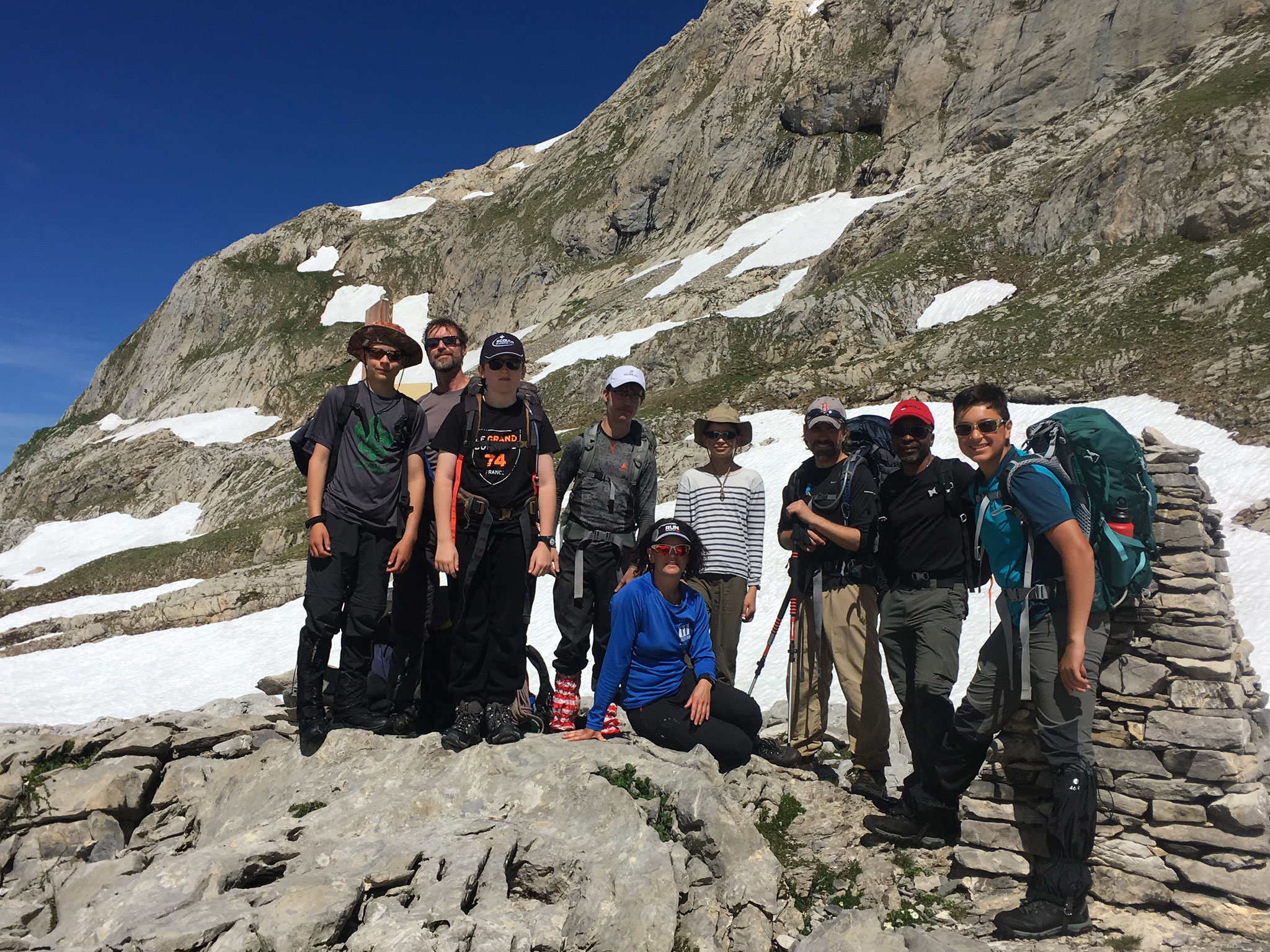 Yes ! Col de La Combe aux Puaires. Bravo à tous !