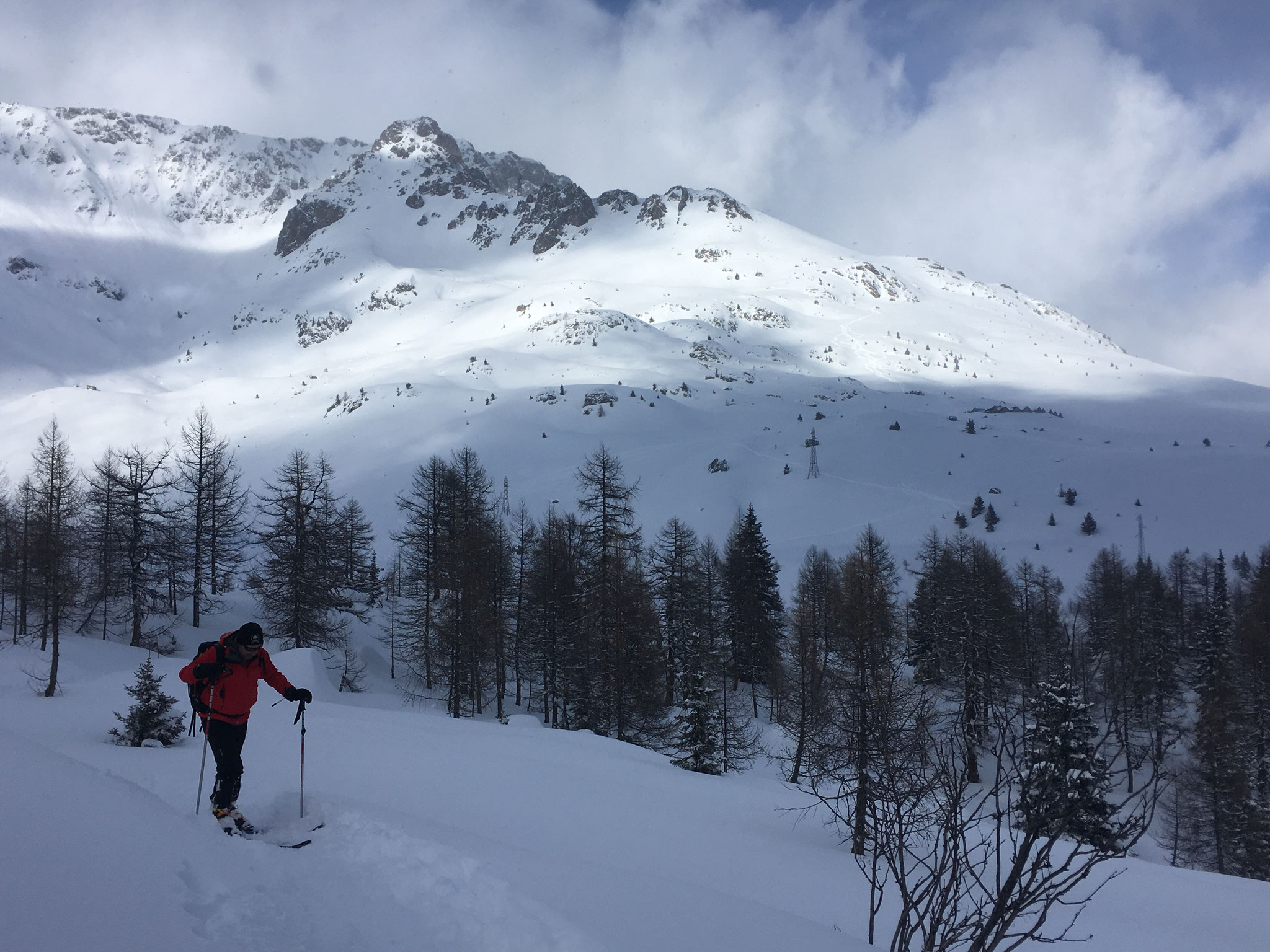 Vue sur l'alpage. Un joli coin !