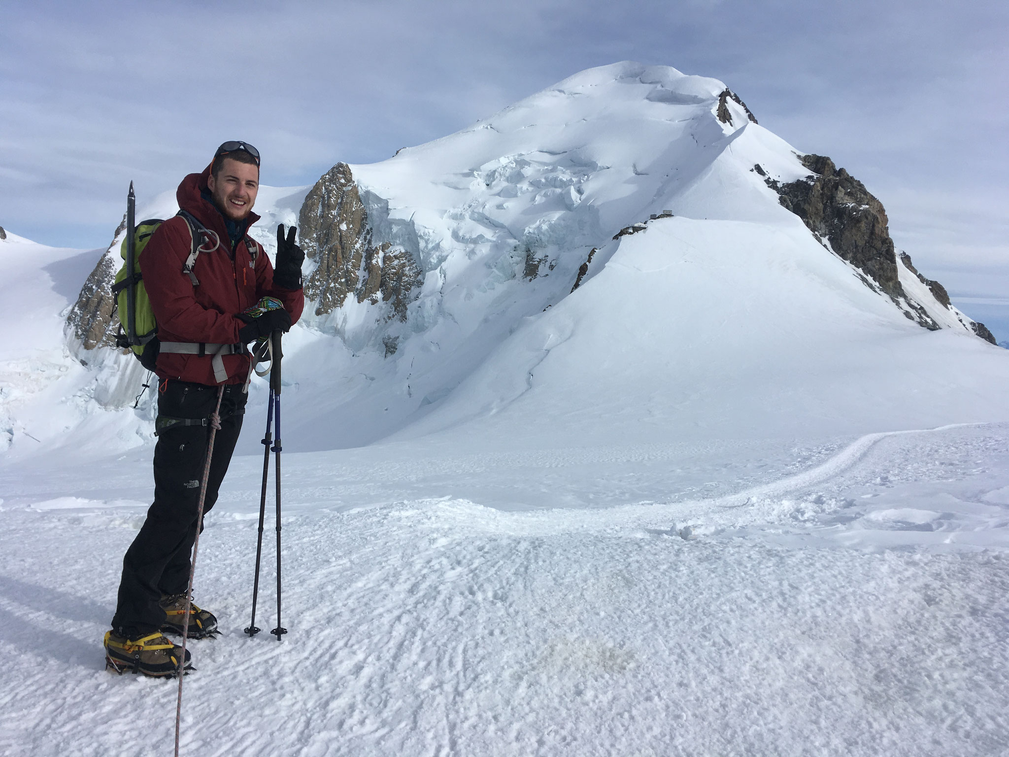 Au passage du Dôme, avec le Roi Mont-Blanc