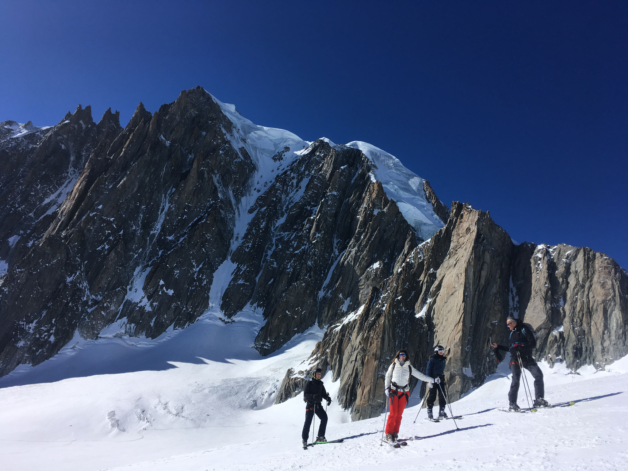 Pause avec le Couloir Gervasutti