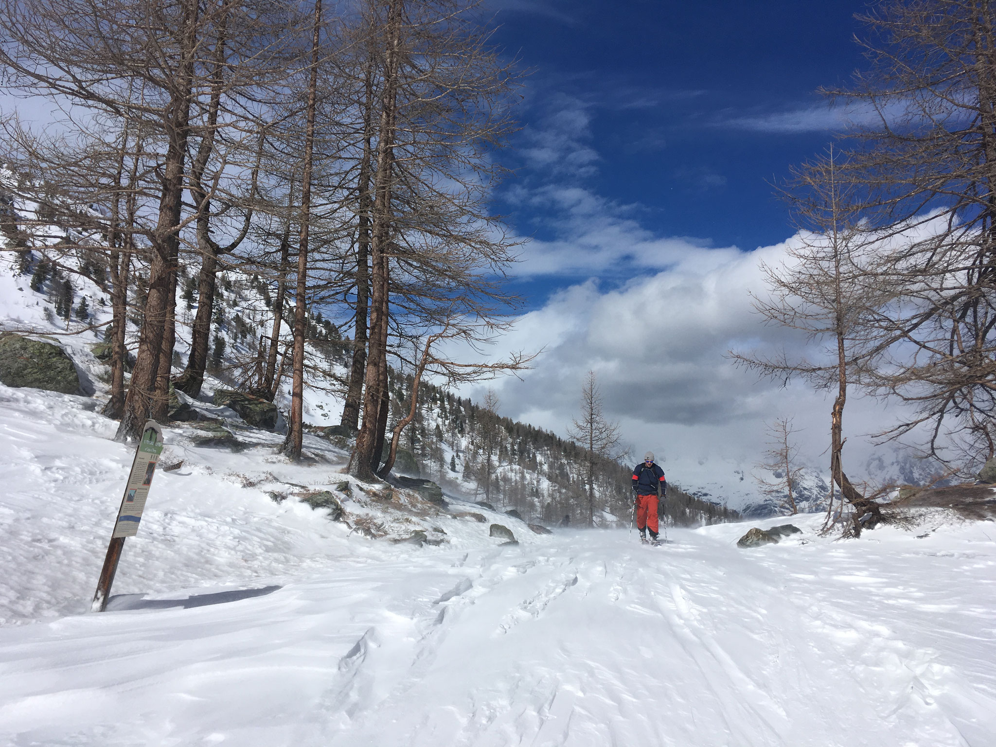 Au débouché sur le Lago d'Arpy