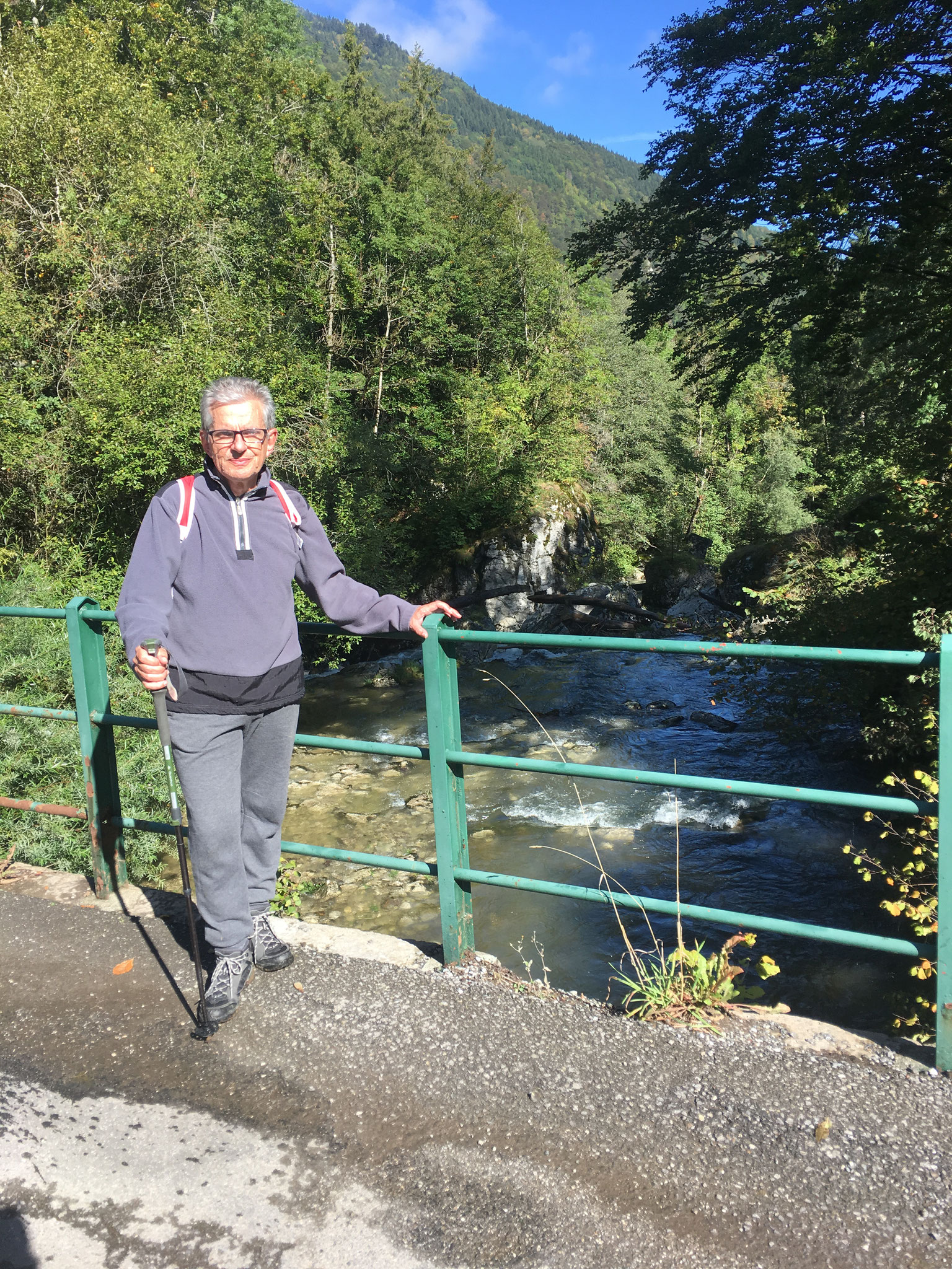 2ème étape et passage sur Le Brevon avant Bellevaux