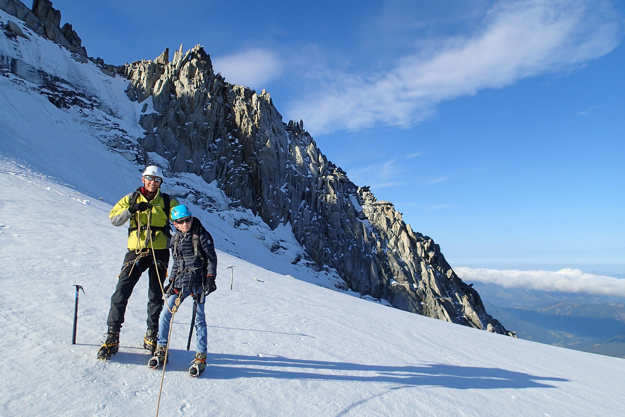 Pause photo pour Arnaud et Laurent