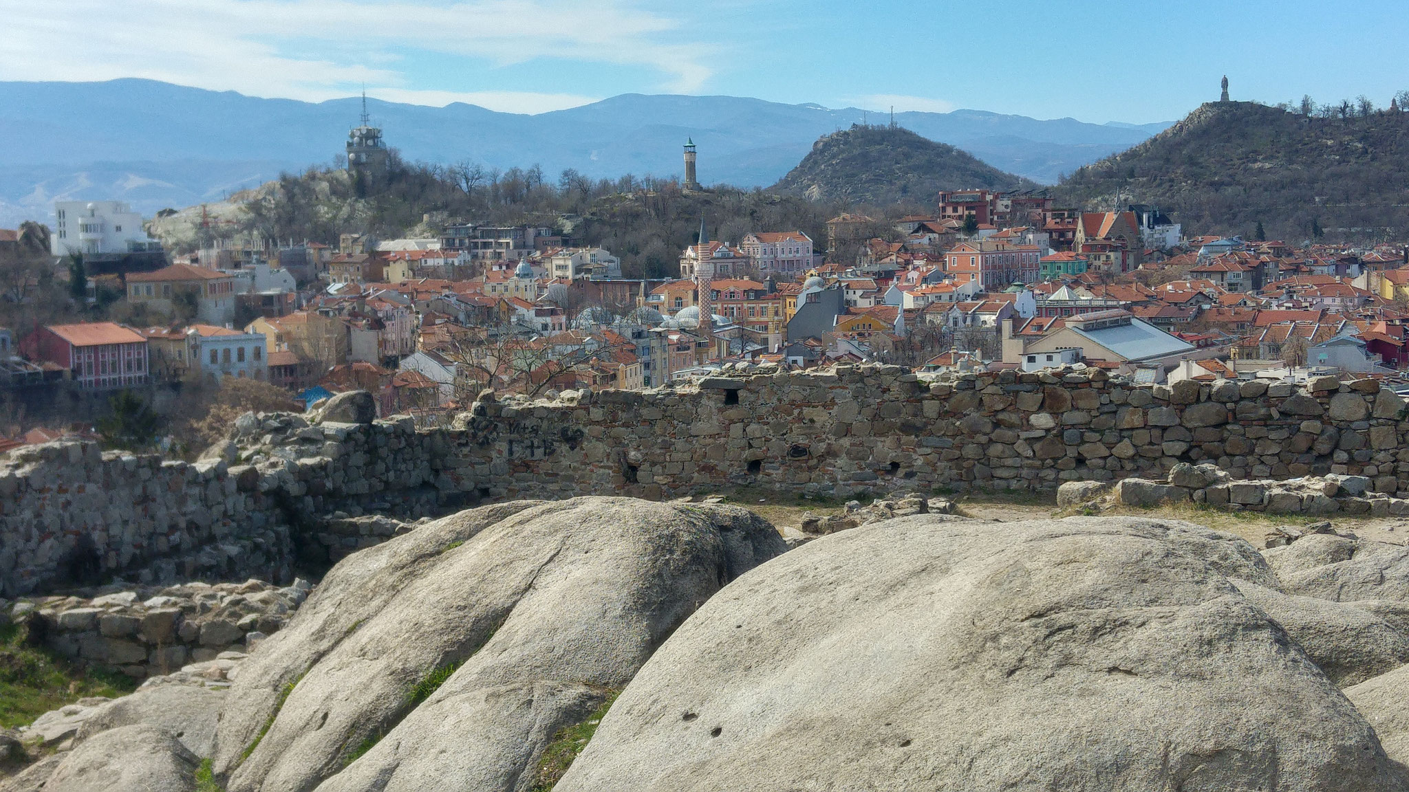 © Michael Wagner - Blick von einem der sieben Hügel auf die Stadt Plowdiw