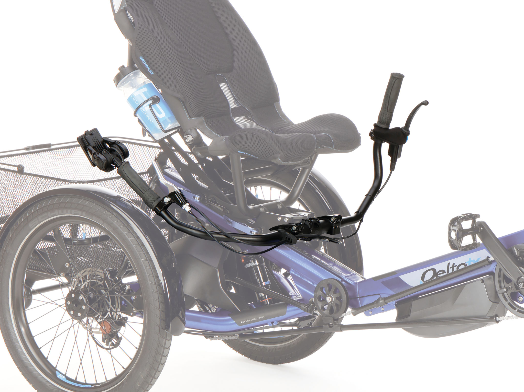 Delta tx mit Untenlenker: eine (Fast-)Weltneuheit auf der Cyclingworld ©HP Velotechnik