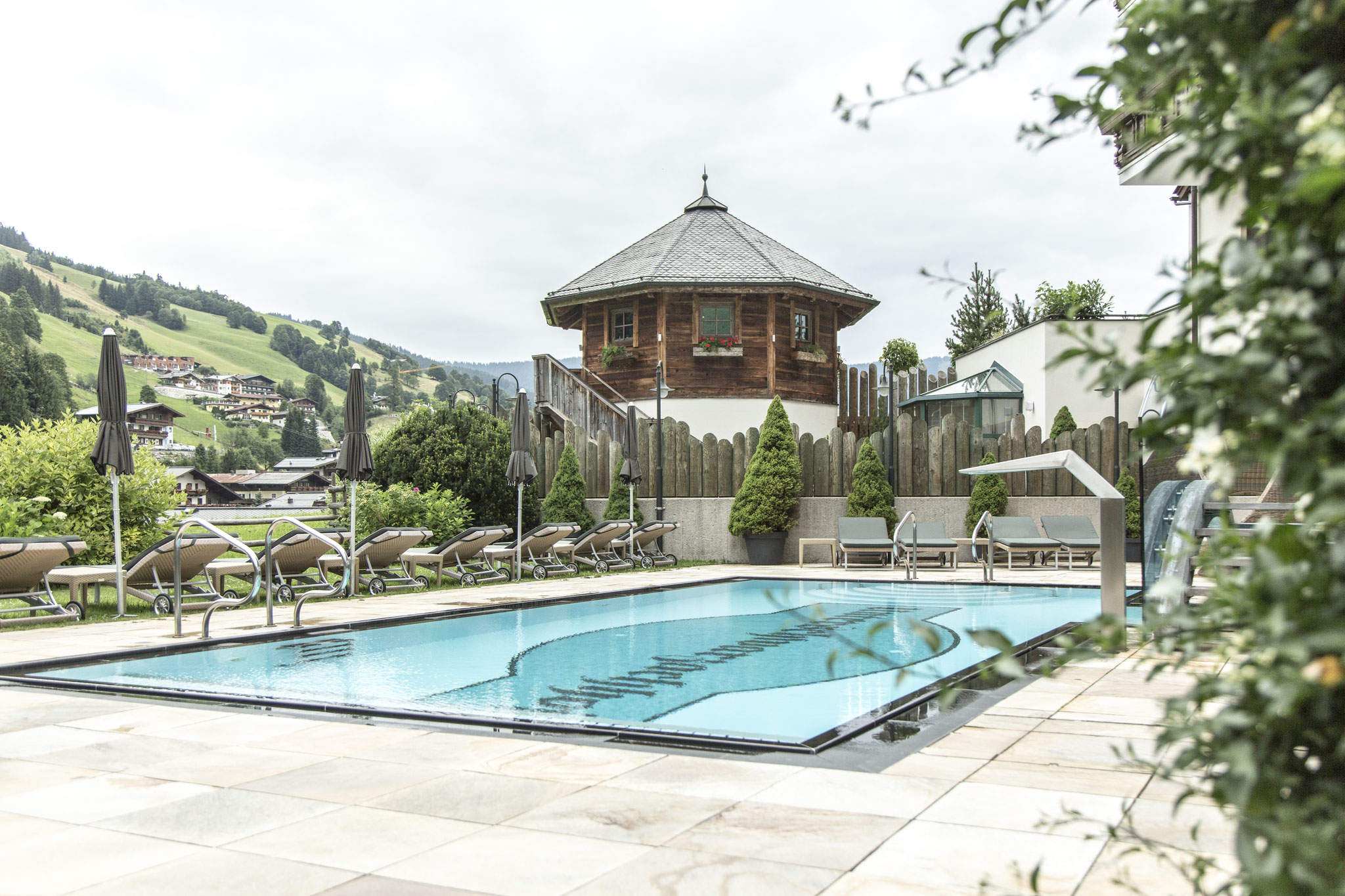 Der Unterschwarzachhof, das familienfreundliche Hotel in Saalbach Hinterglemm ist der ideale Ausgangspunkt für viele Wanderungen, Reitausflüge und Mountainbike-Touren ©www.unterschwarzach.at