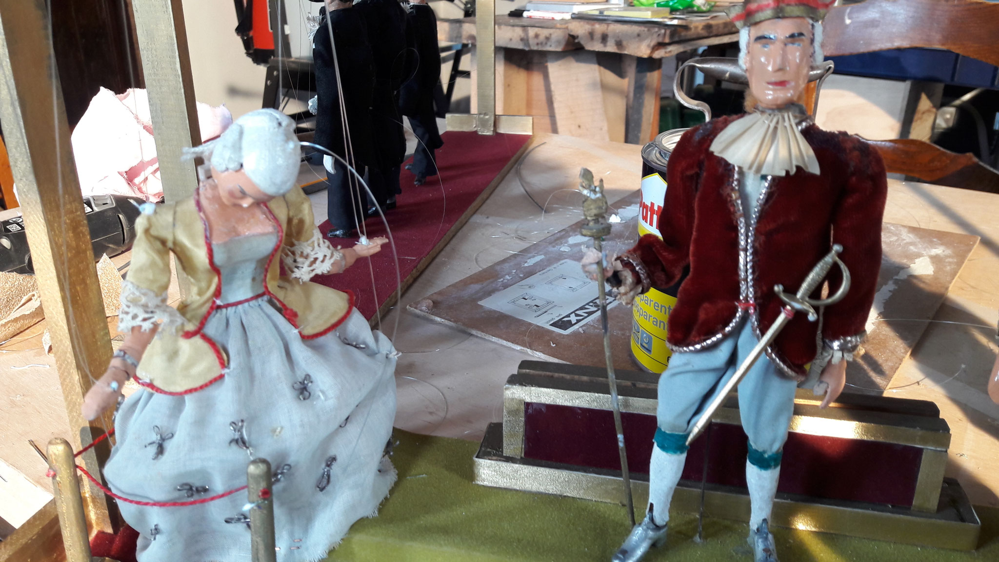 Restauration  de la collection de marionnettes de la Province de Namur gérée par le Théâtre des Zygomars