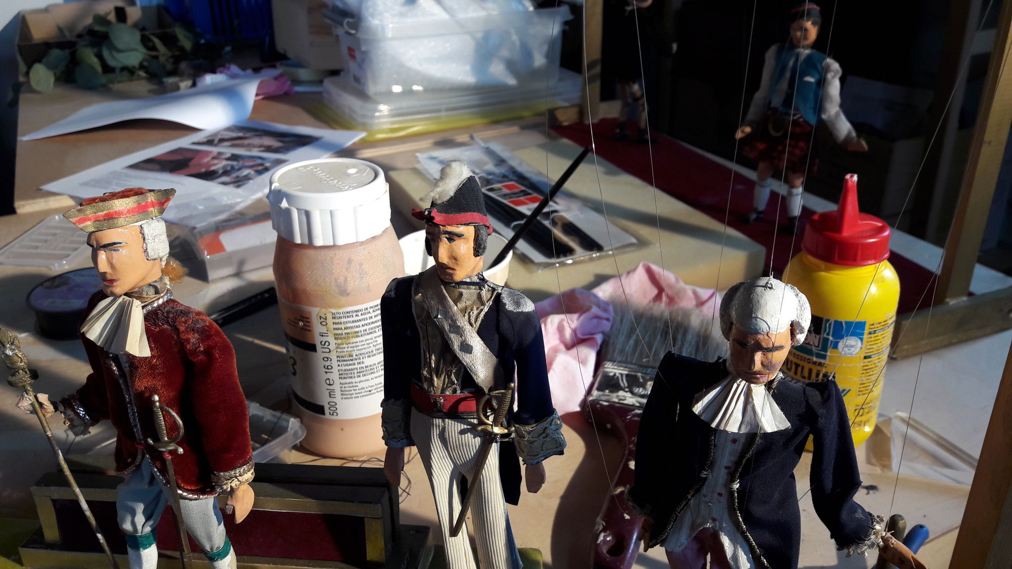 Restauration  de la collection de marionnettes de la Province de Namur gérée par le Théâtre des Zygomars