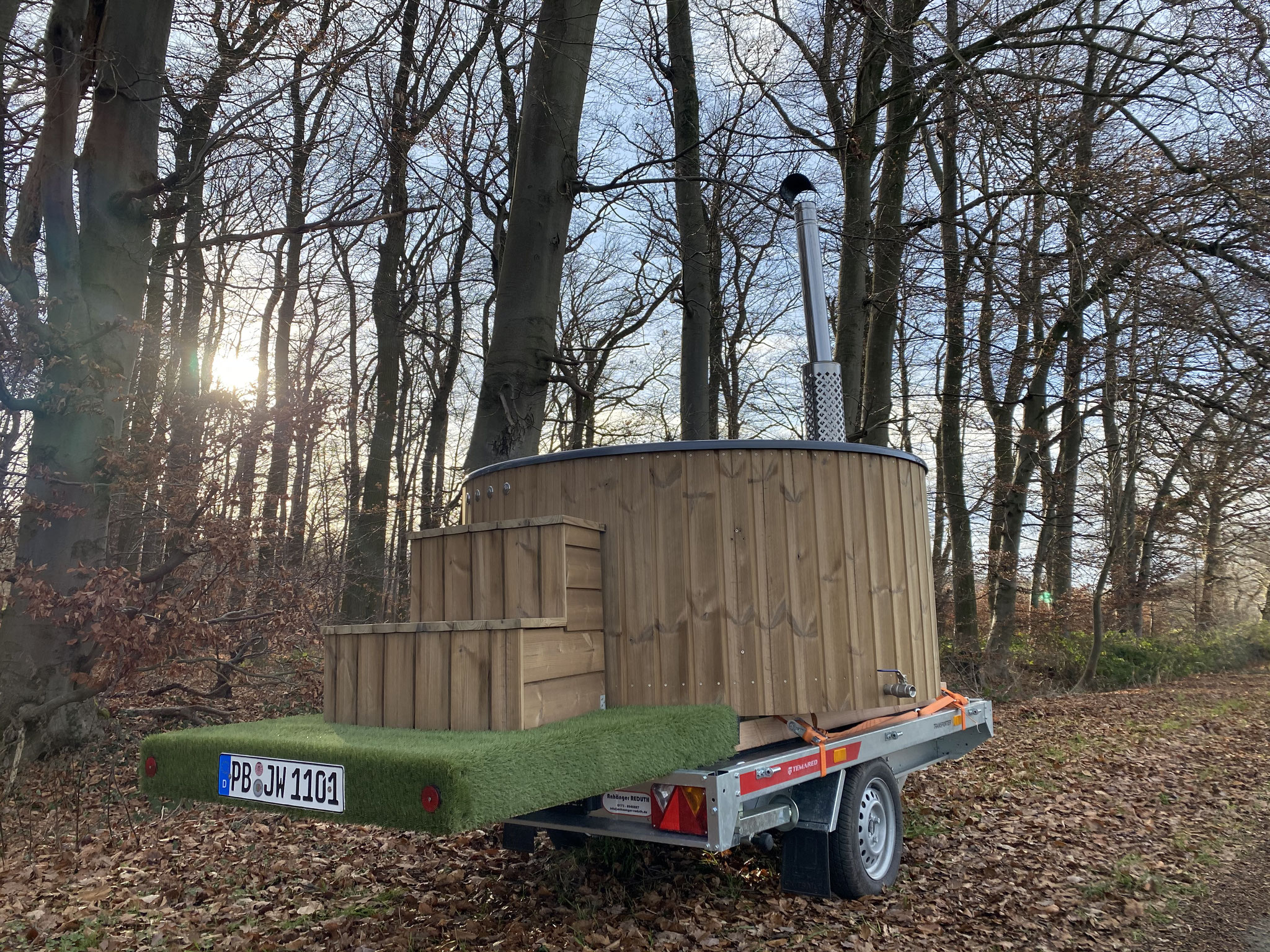 Hot Tub im Wald