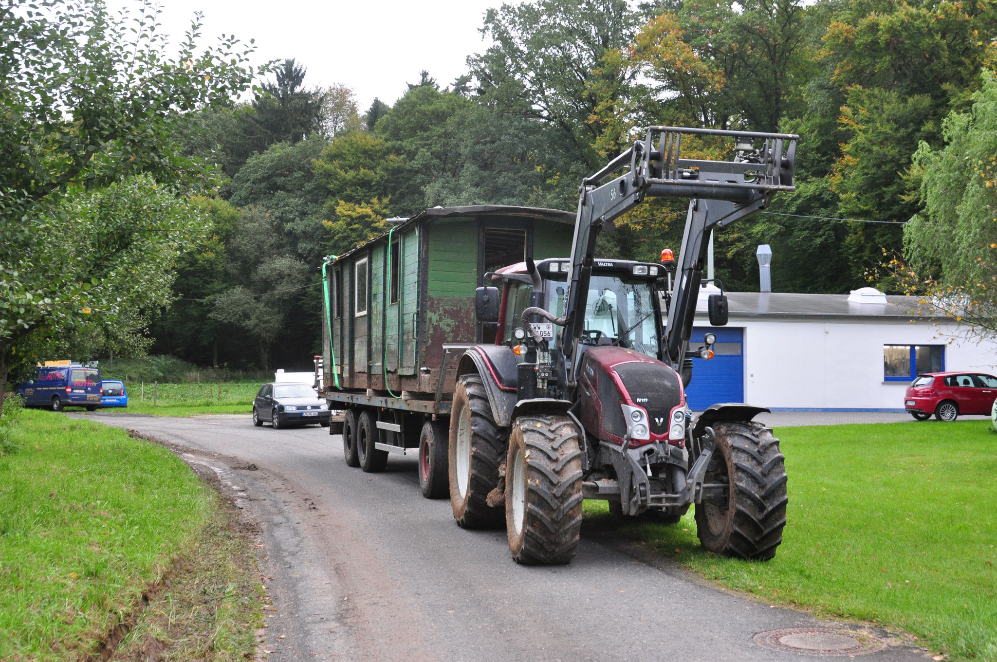 Am Ende des Feldweges in Gaudernbach