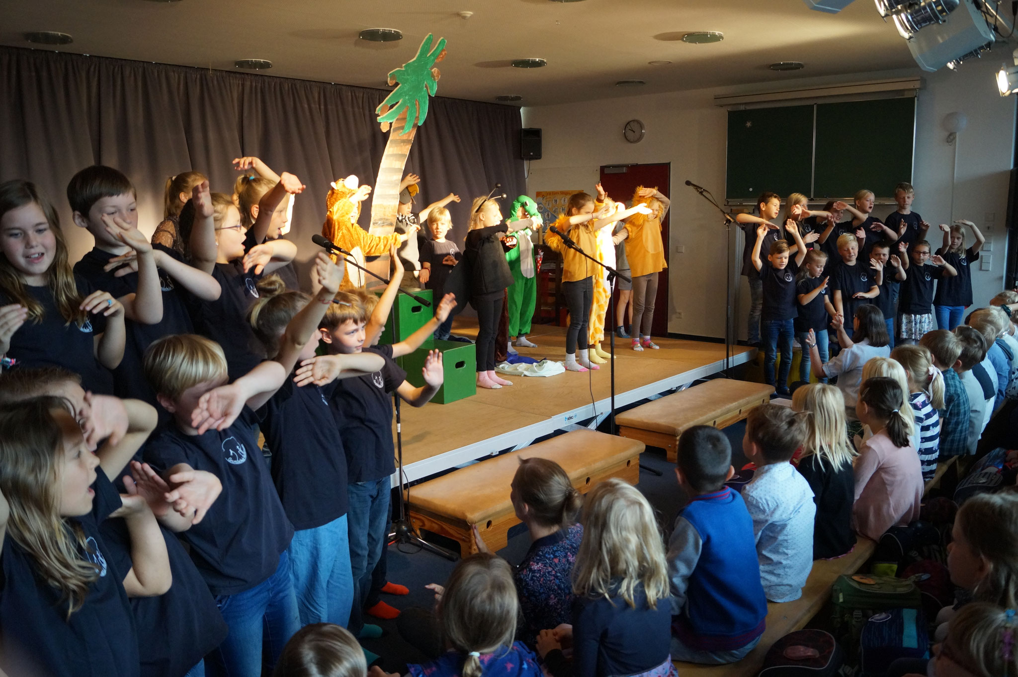 Die dritten Klassen in Aktion!