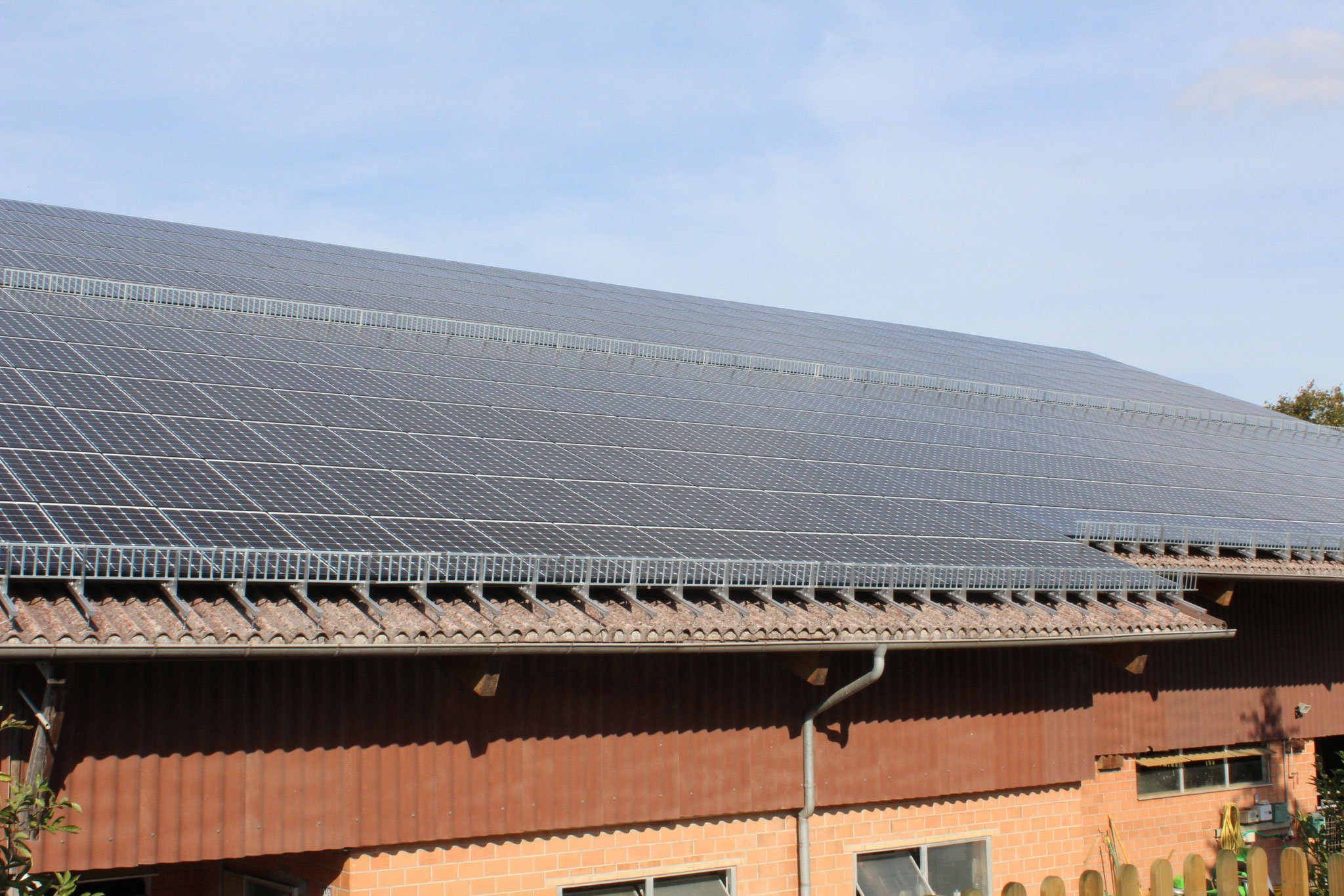 Photovoltaikanlage auf Scheunendach