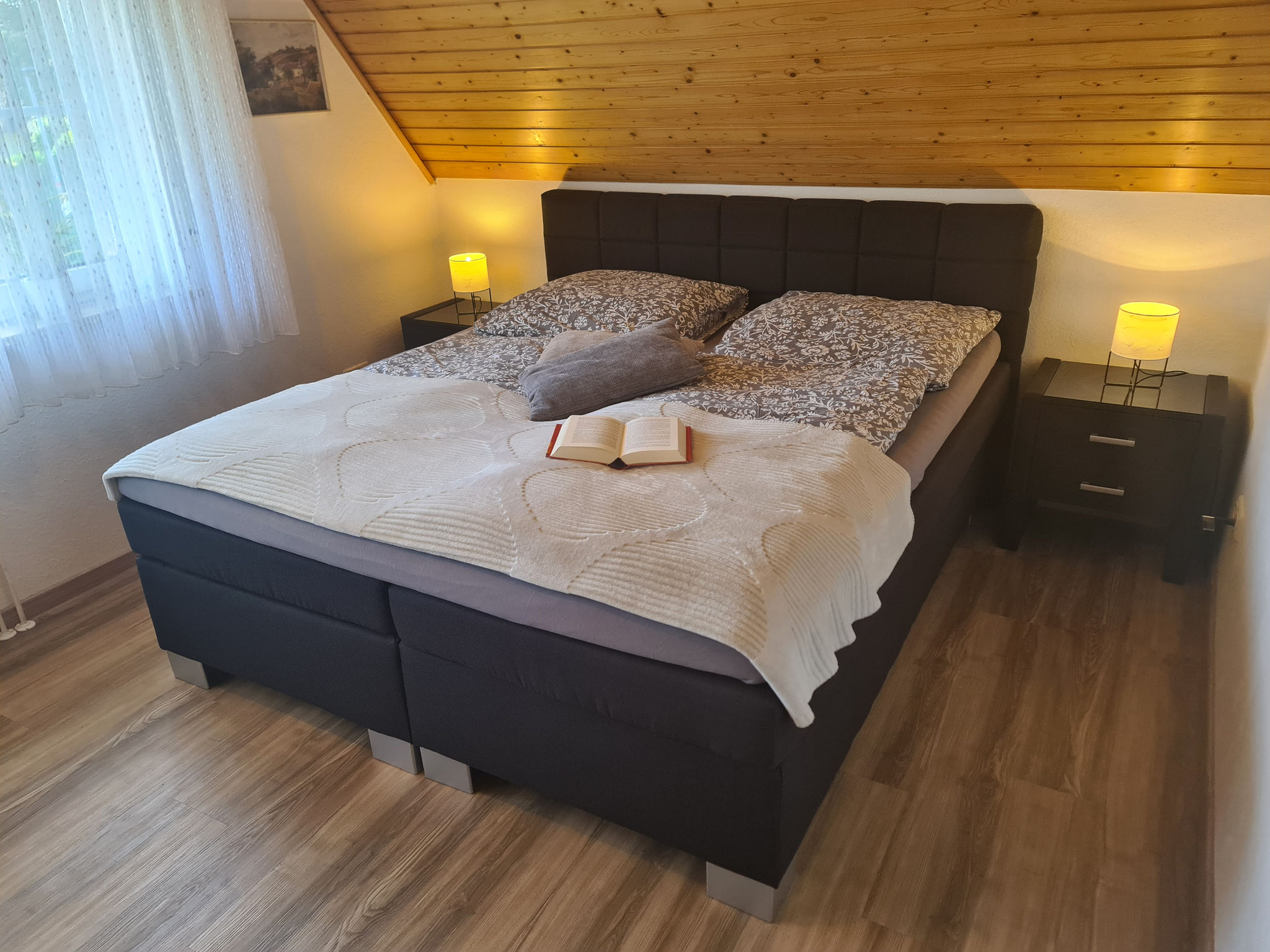 gemütliches Boxspringbett