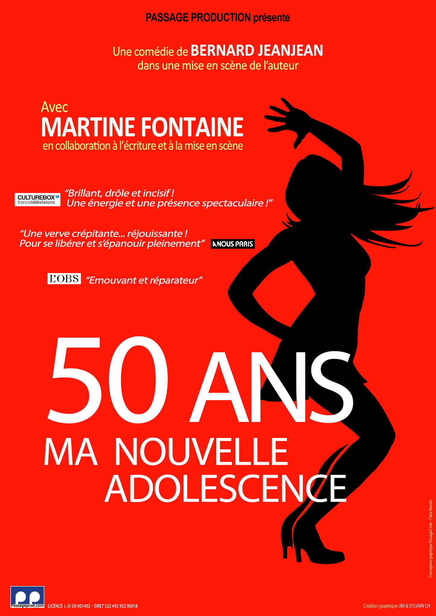 DU 30 SEPTEMBRE AU 2 OCTOBRE 2021 AU THÉÂTRE LA FONTAINE D'ARGENT (Aix-en-Provence)