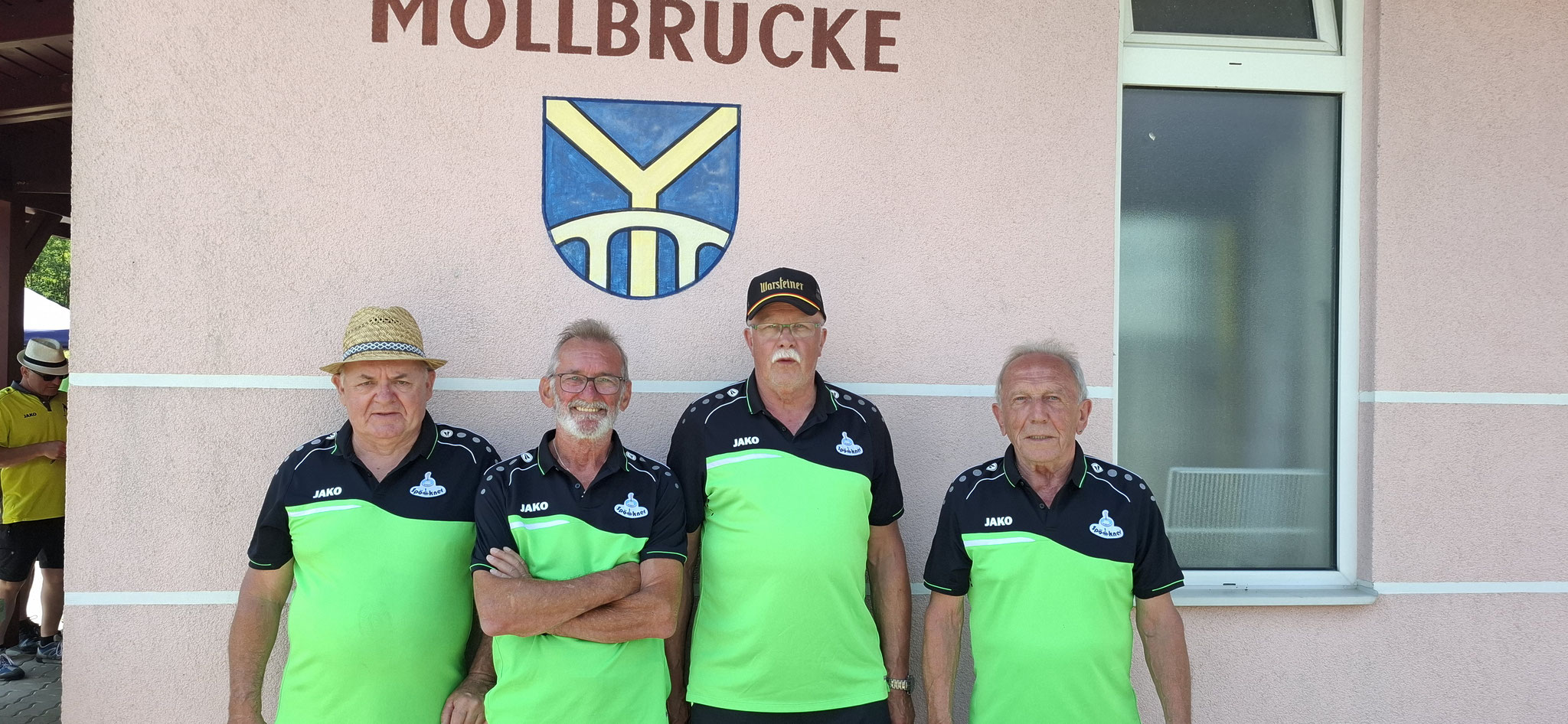 v.l.n.r.: Franz Langer, Günther Spanner, Rudi Nodes, Willi Geishauser