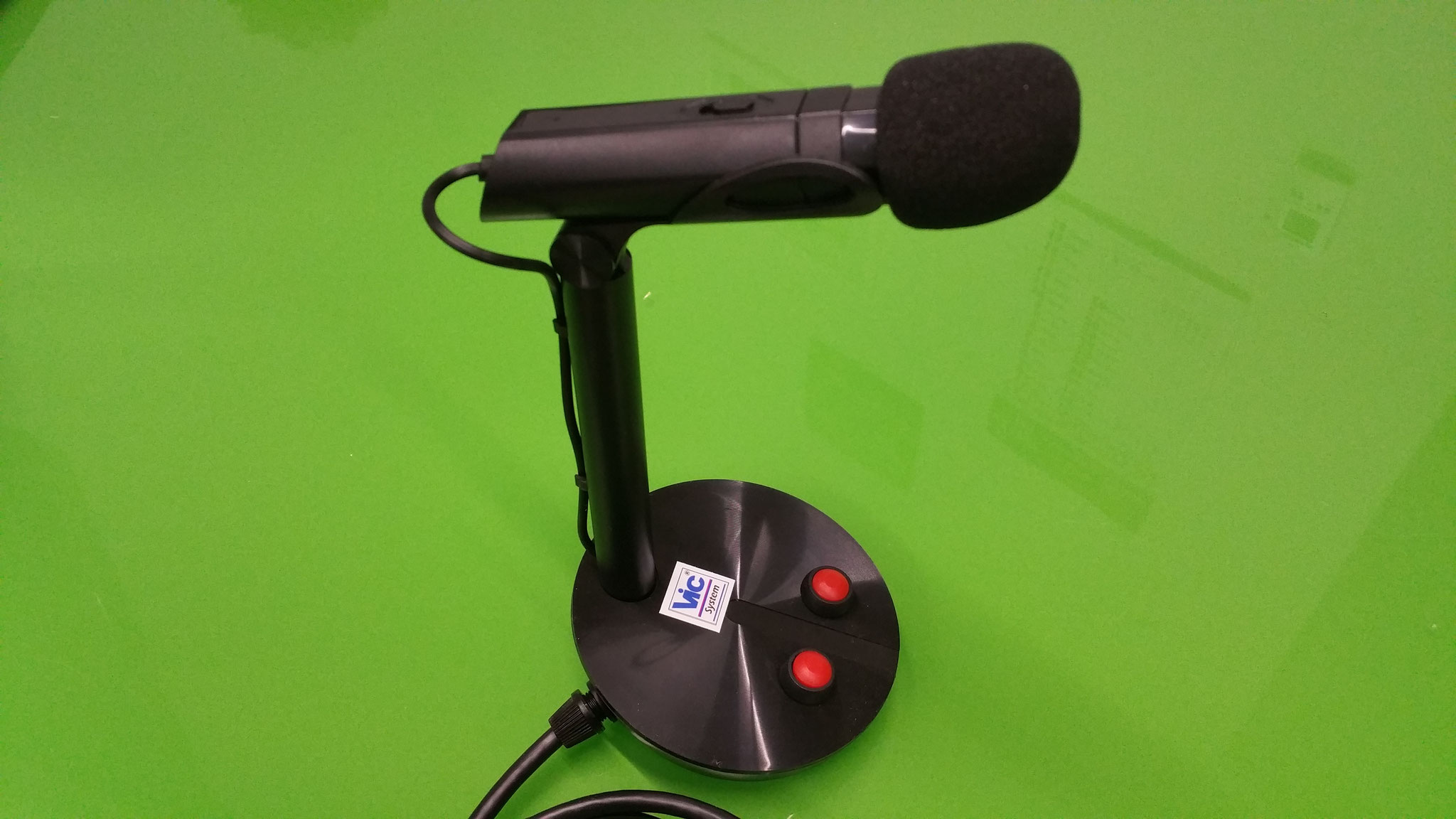 Fixed base microphone