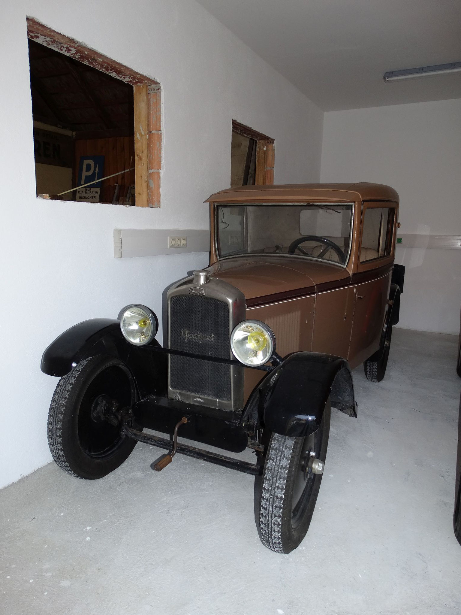 Peugeot 1928 - bereit für einen Filmeinsatz