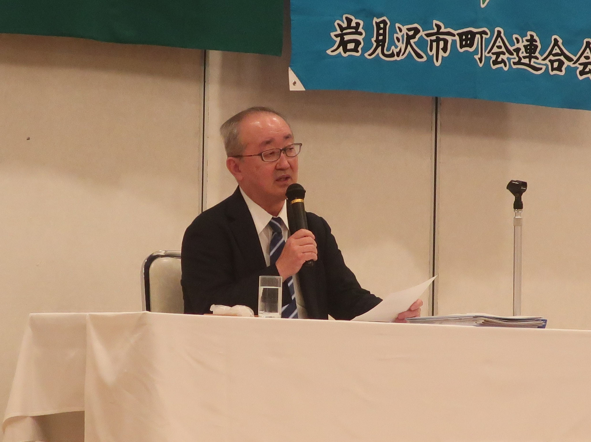 松野市長による講話