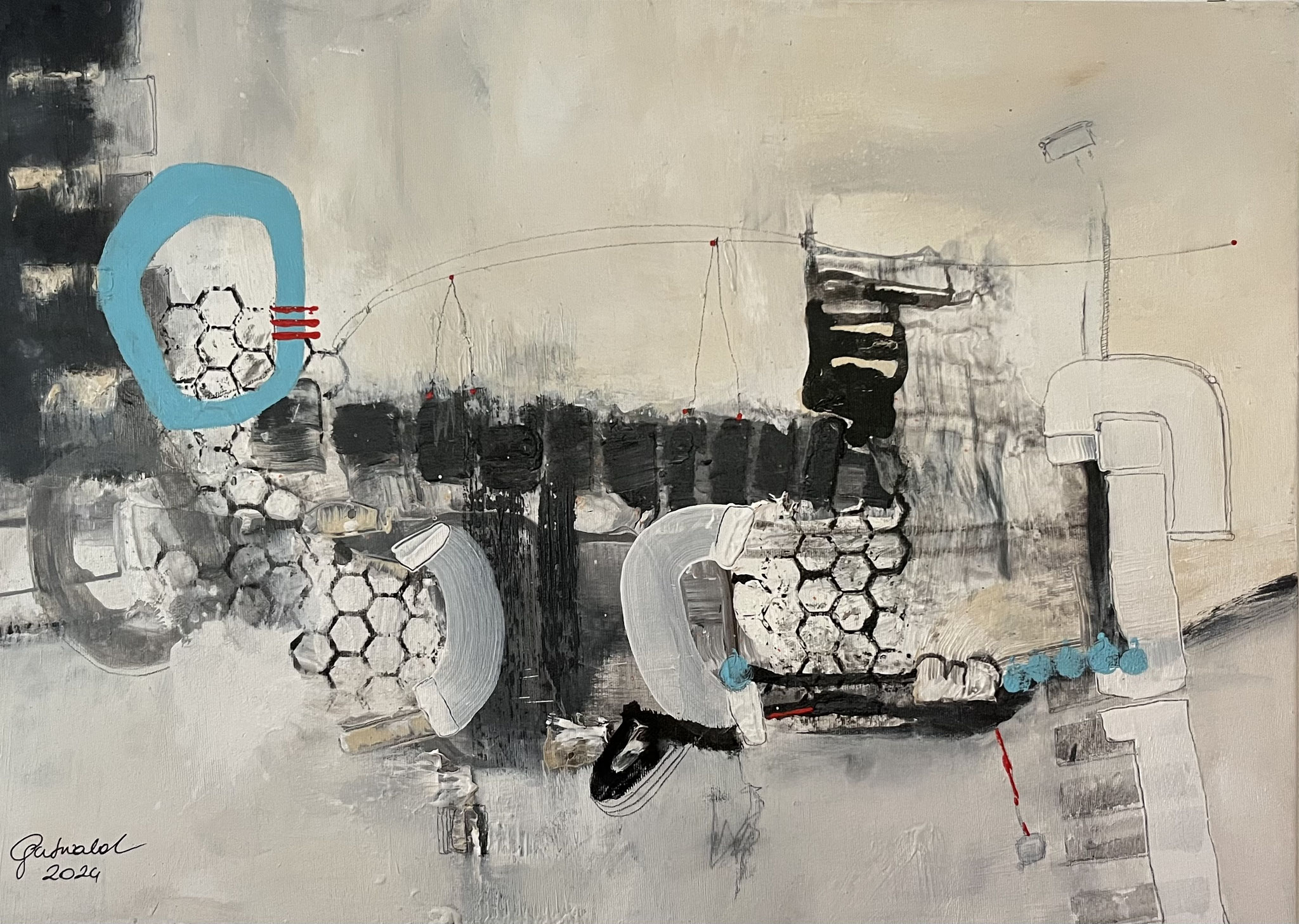 Der Weg  50 x 70 x 2 cm €