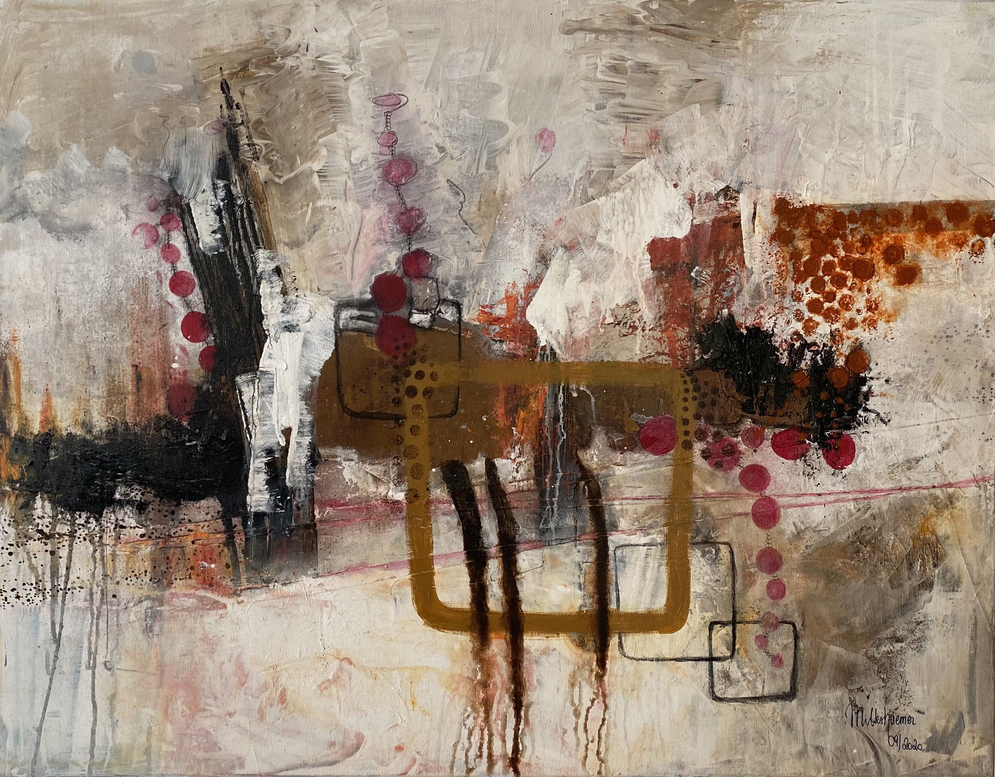 Momentaufnahme  100 x 70 x 4,5 cm 