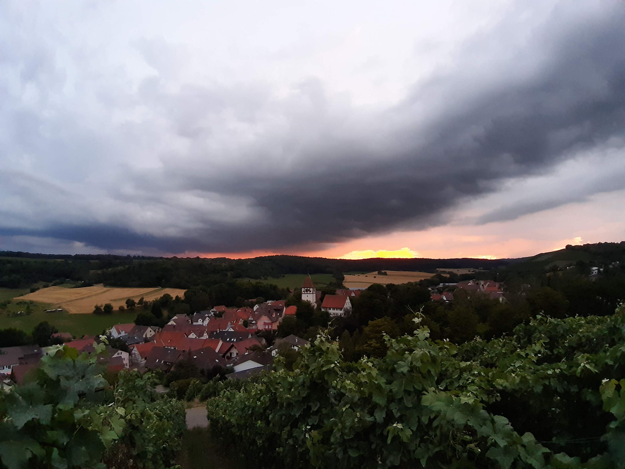 Blick auf den Ort Häfnerhaslach