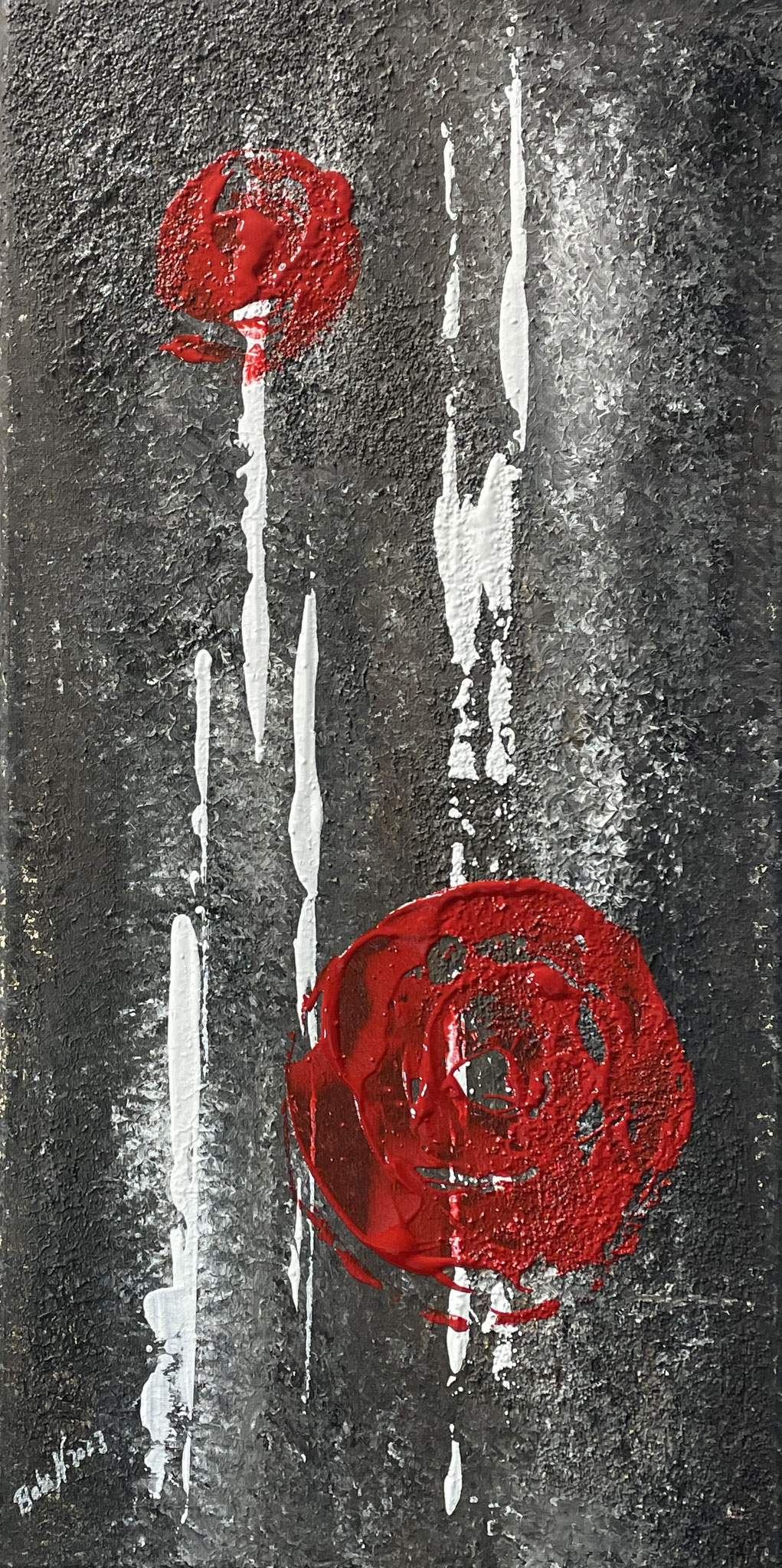 red moon  -  60x30 cm - CHF 450.--