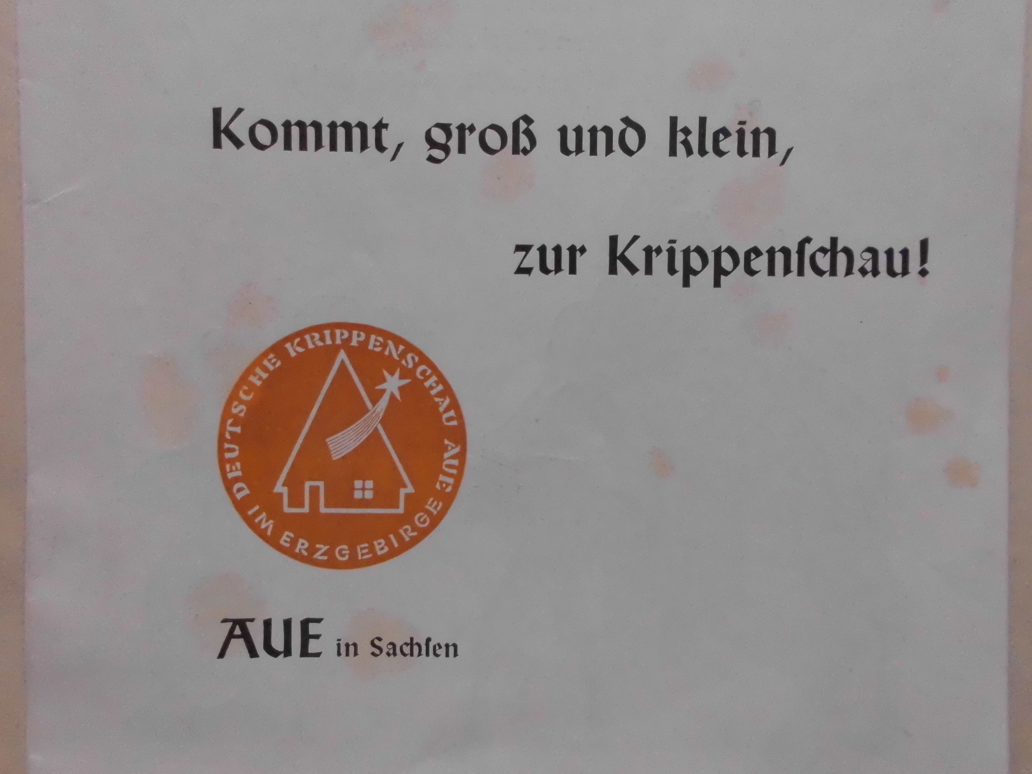 Einladung zur Deutschen Krippenschau Aue