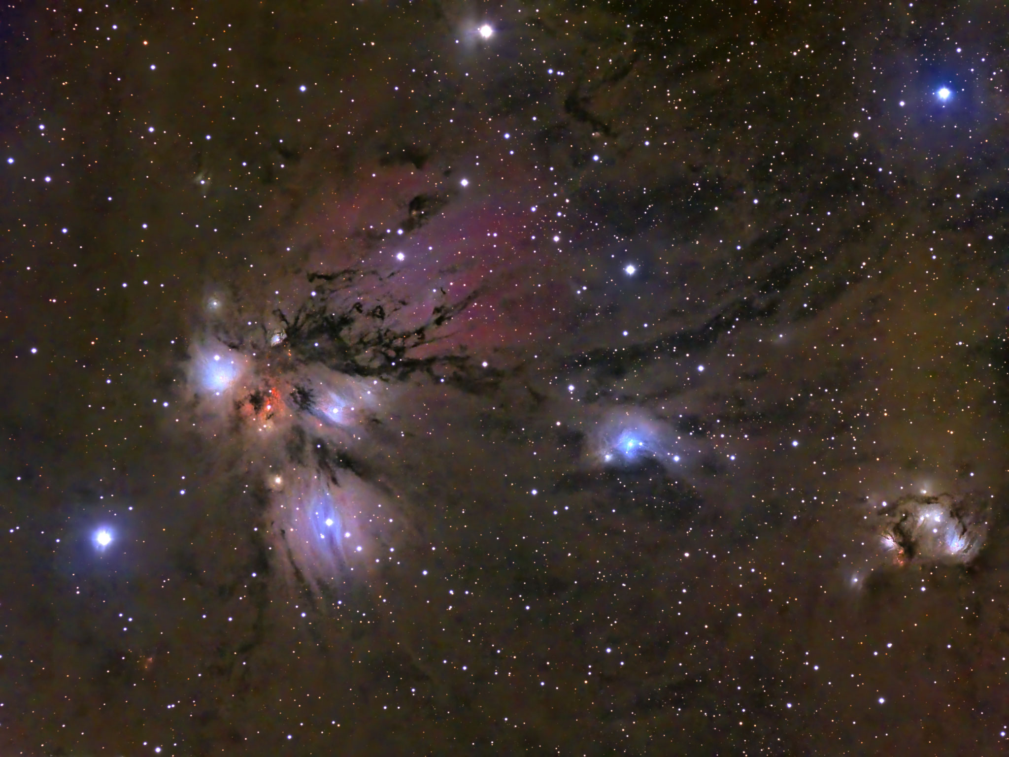NGC 2170, Sadr Chili