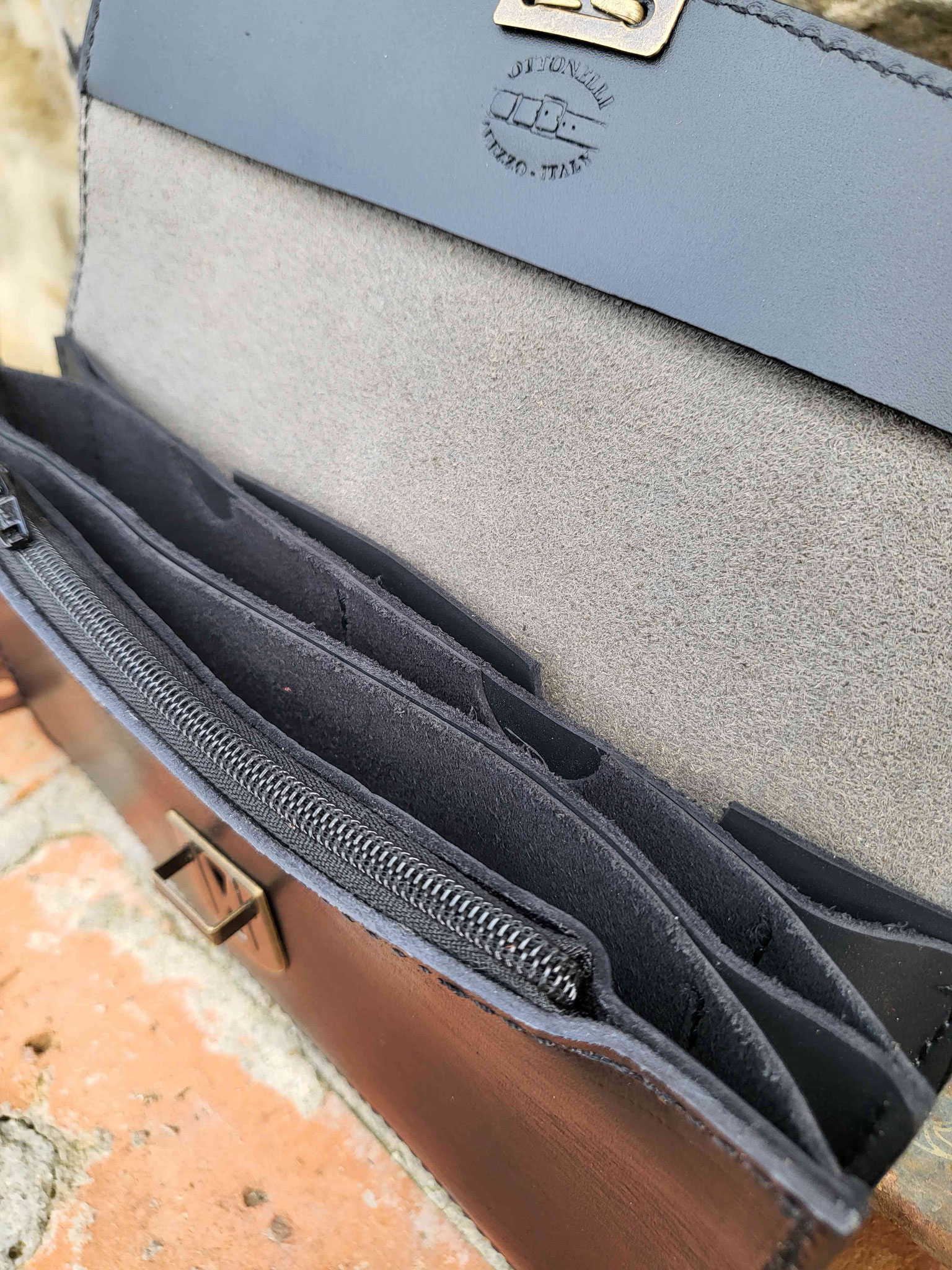 portafogli soffietto nero
