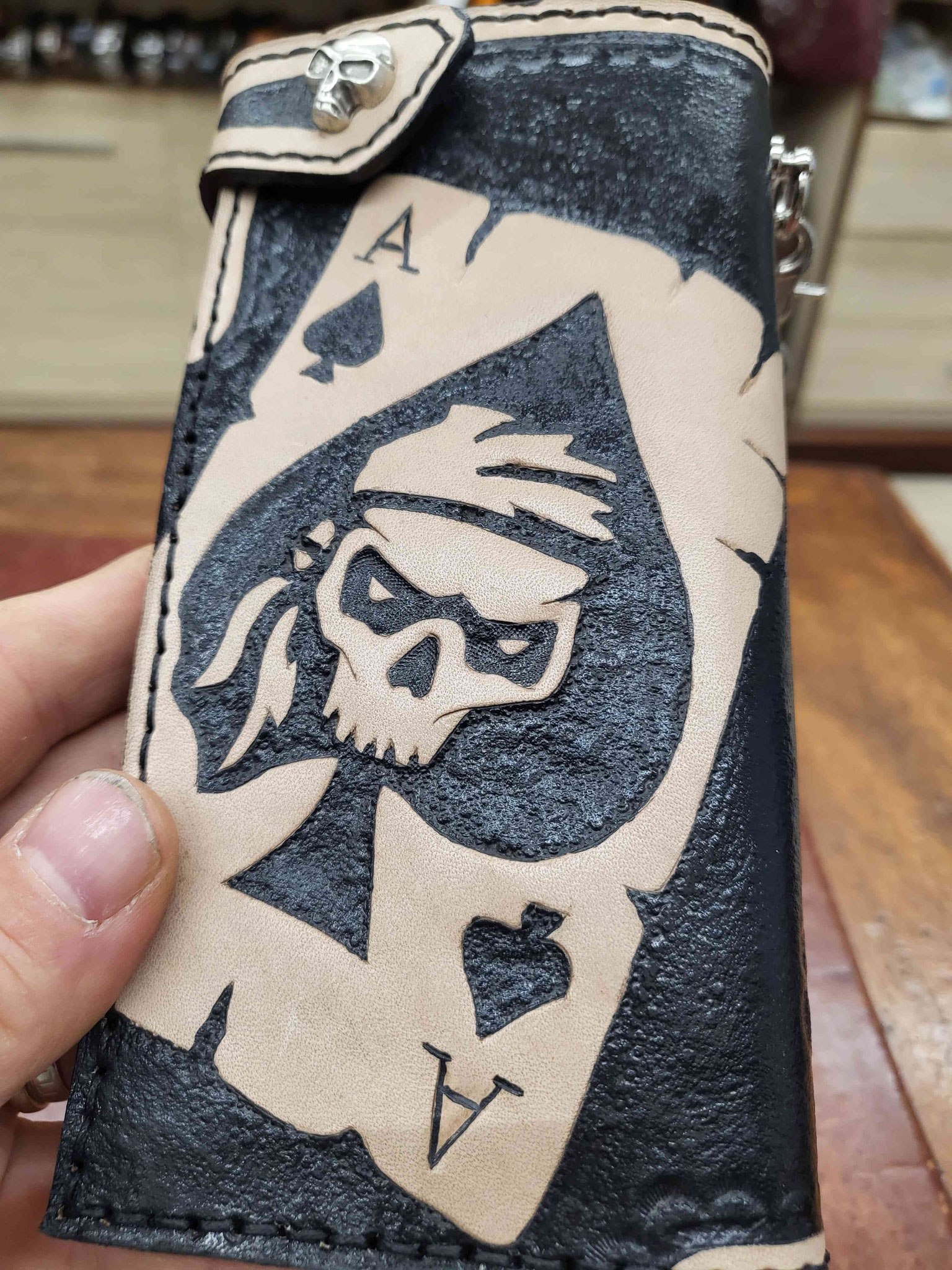portafogli biker Spades