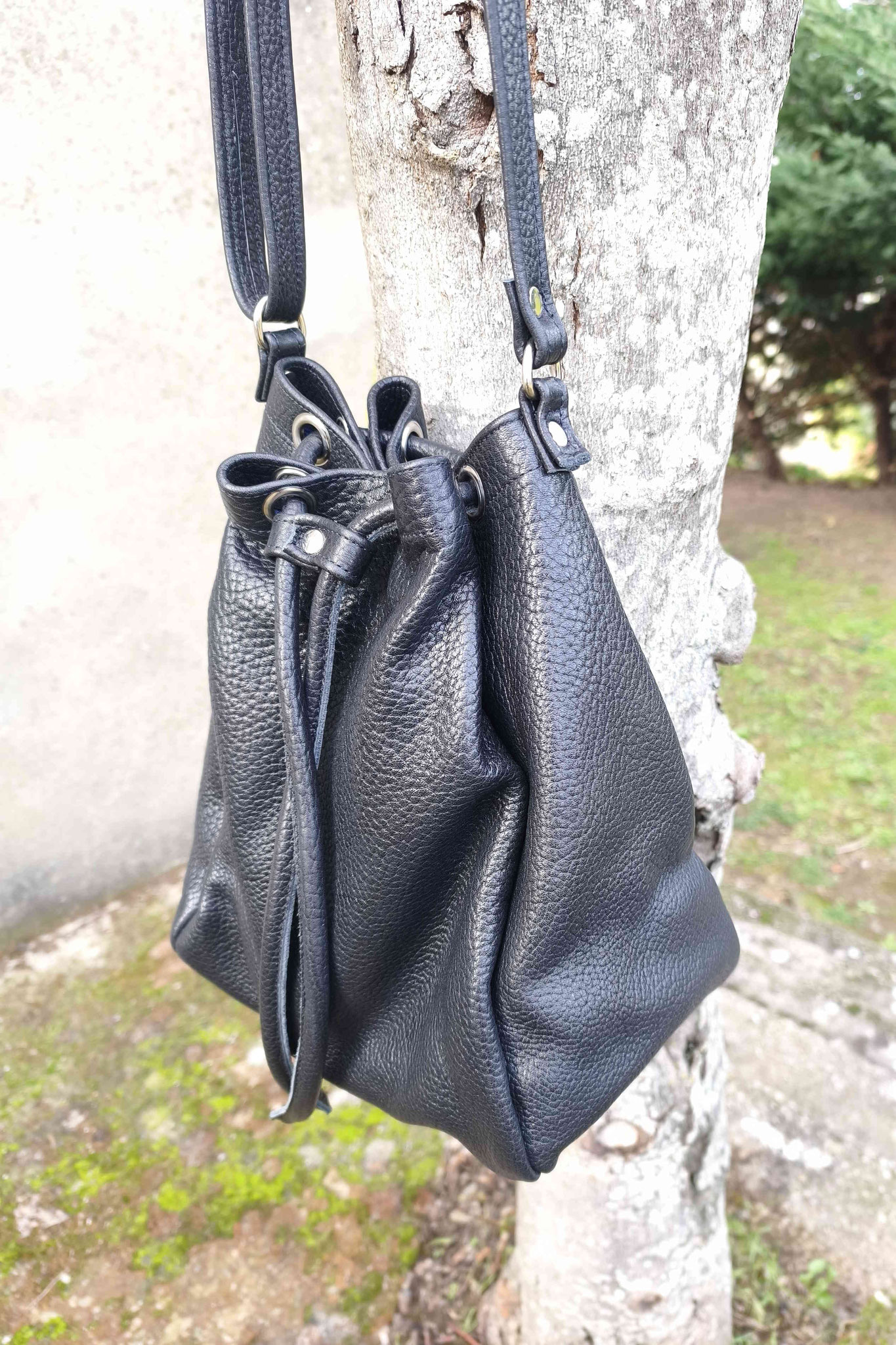 borsa a sacco nera