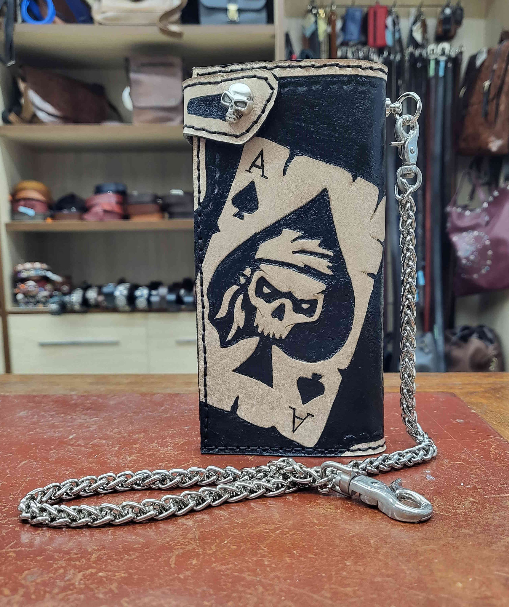 portafogli biker Spades