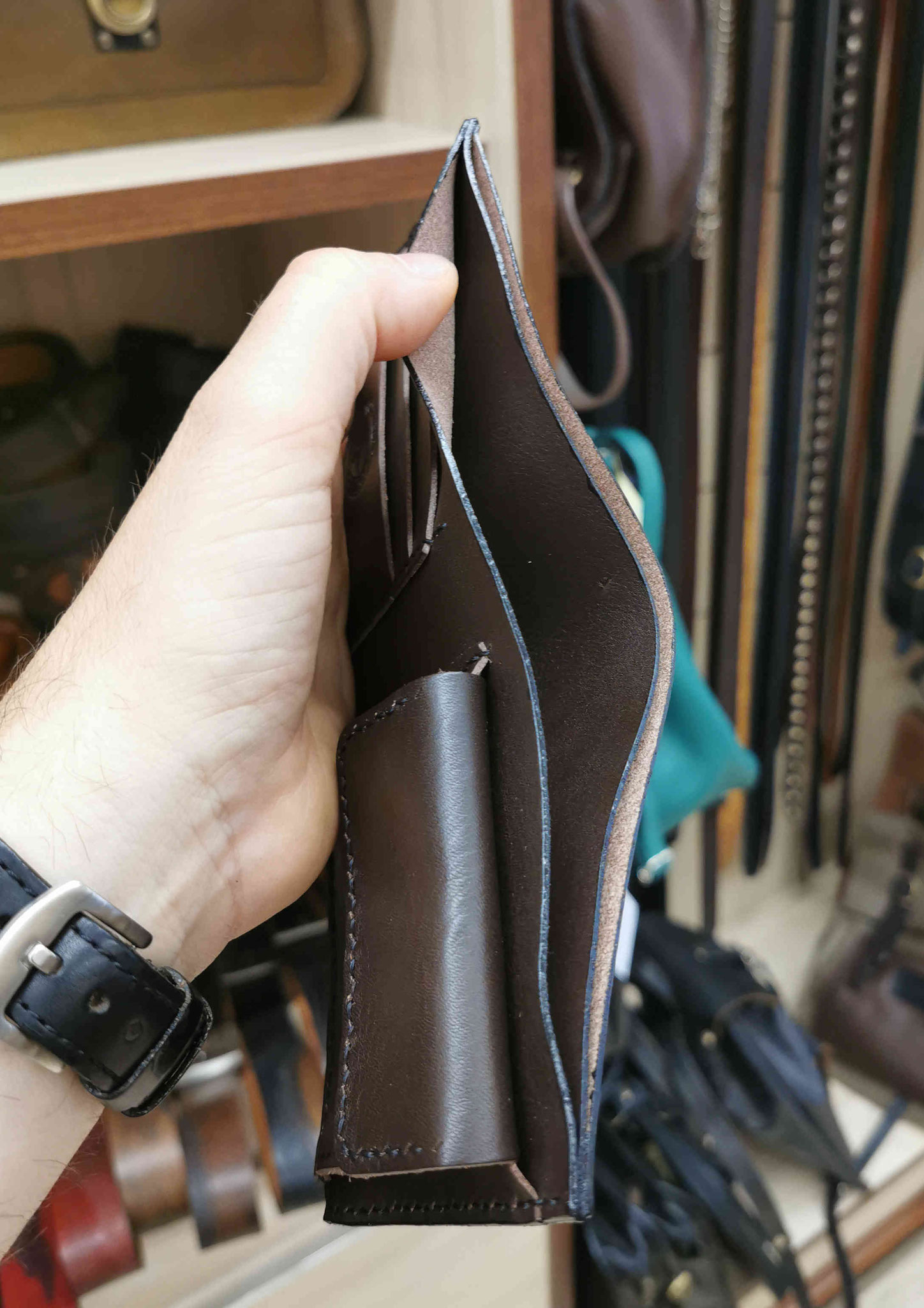 portafogli marrone