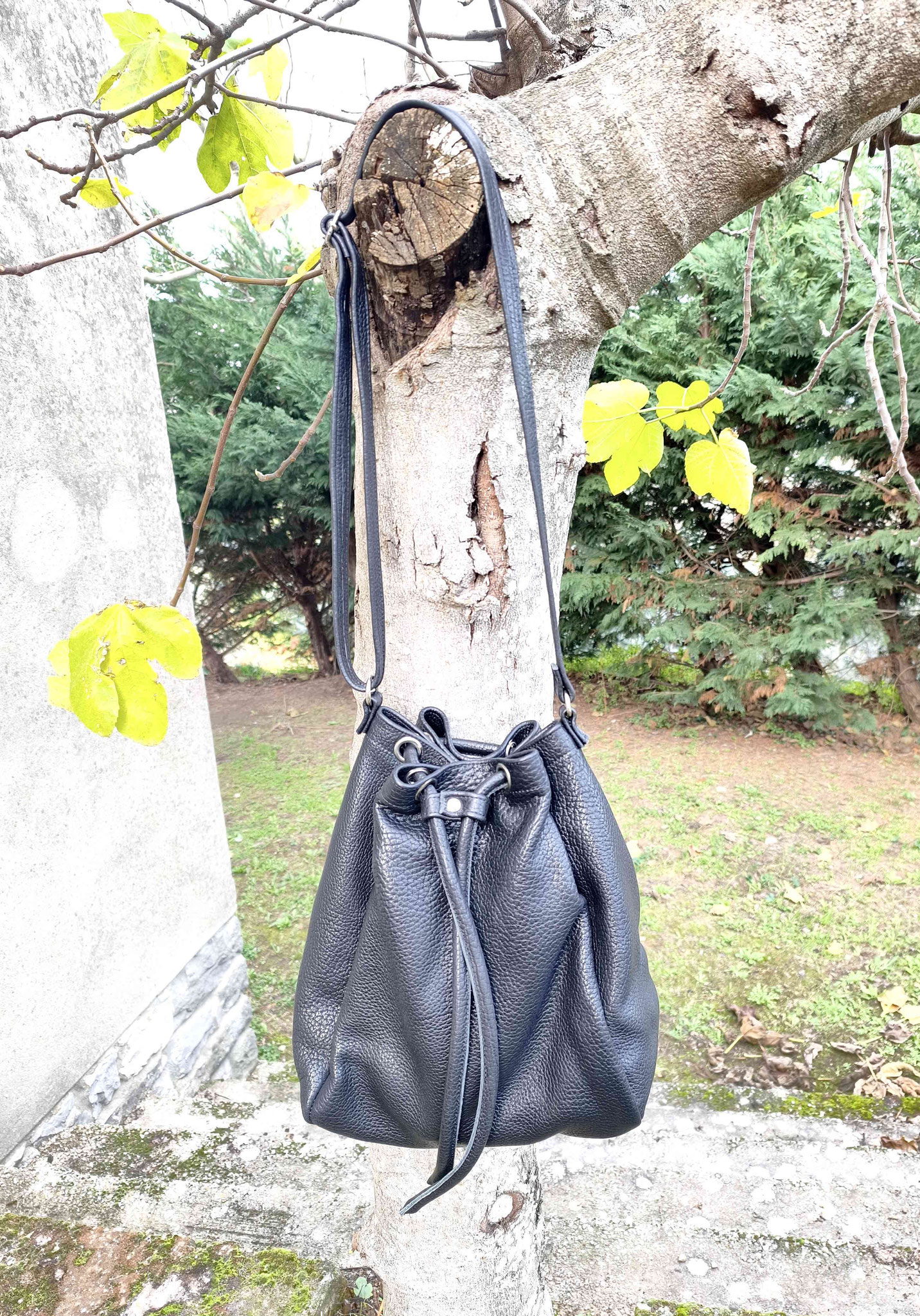 borsa a sacco nera
