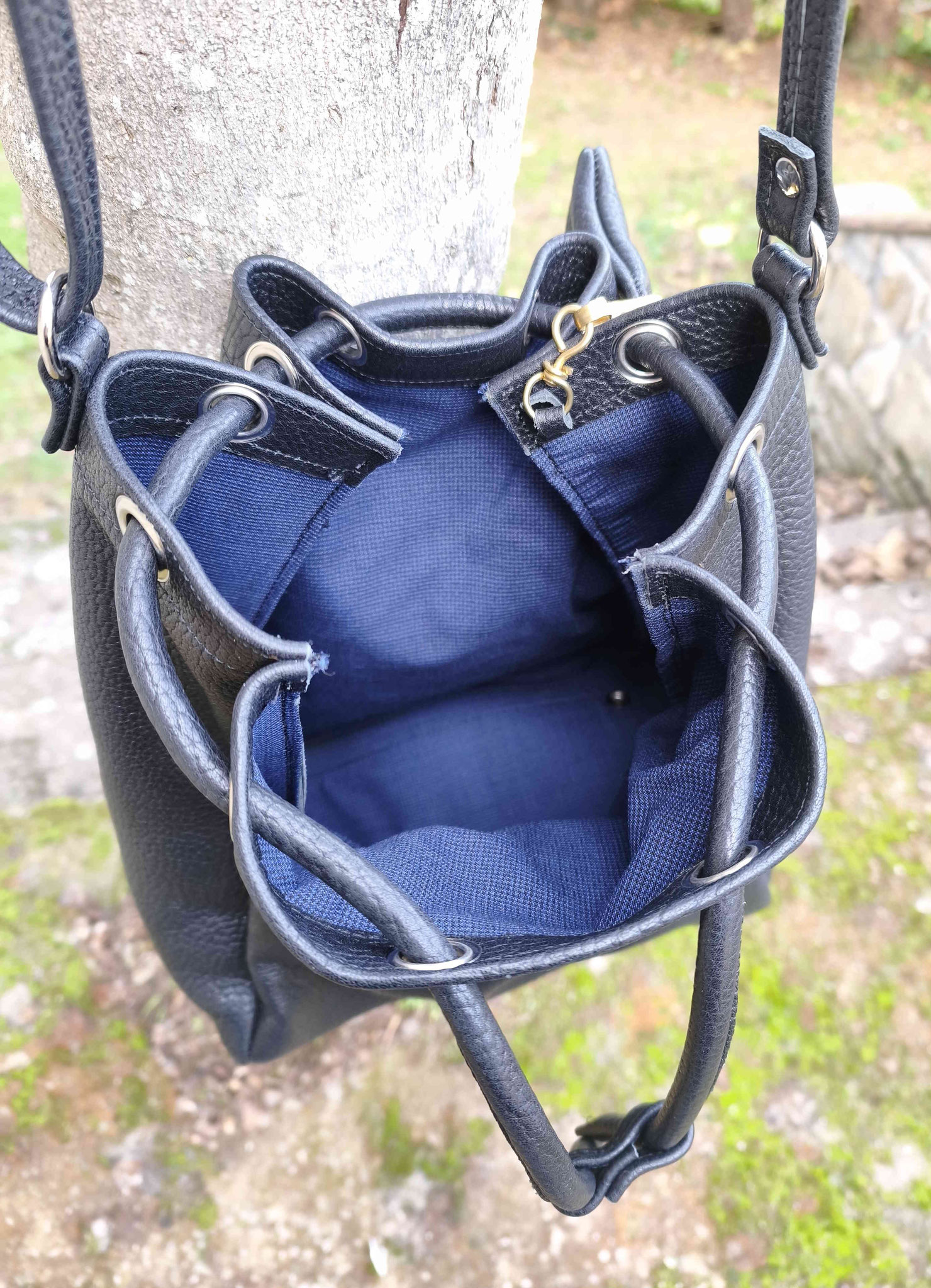 borsa a sacco nera