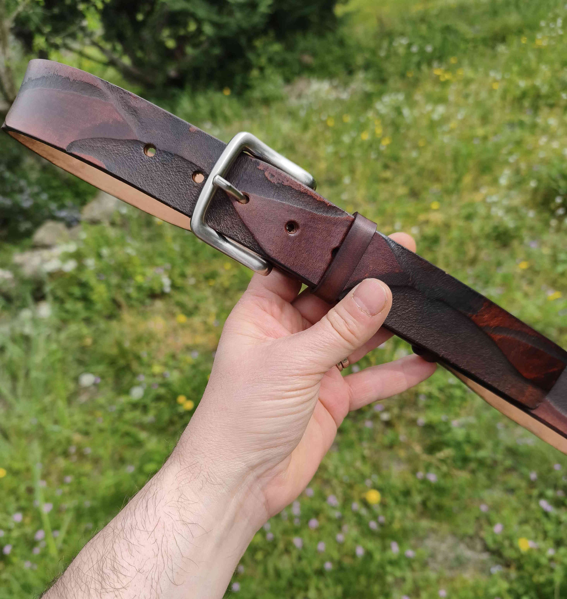 cintura marrone scuro