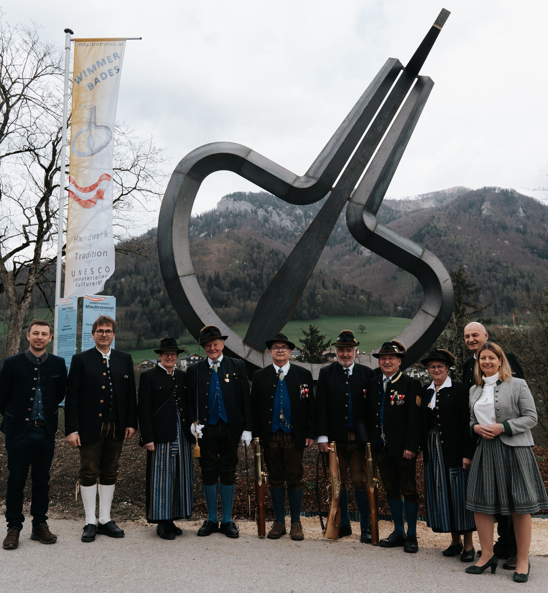 World´s largest Jaw Harp in Austria Wimmer-Bades
