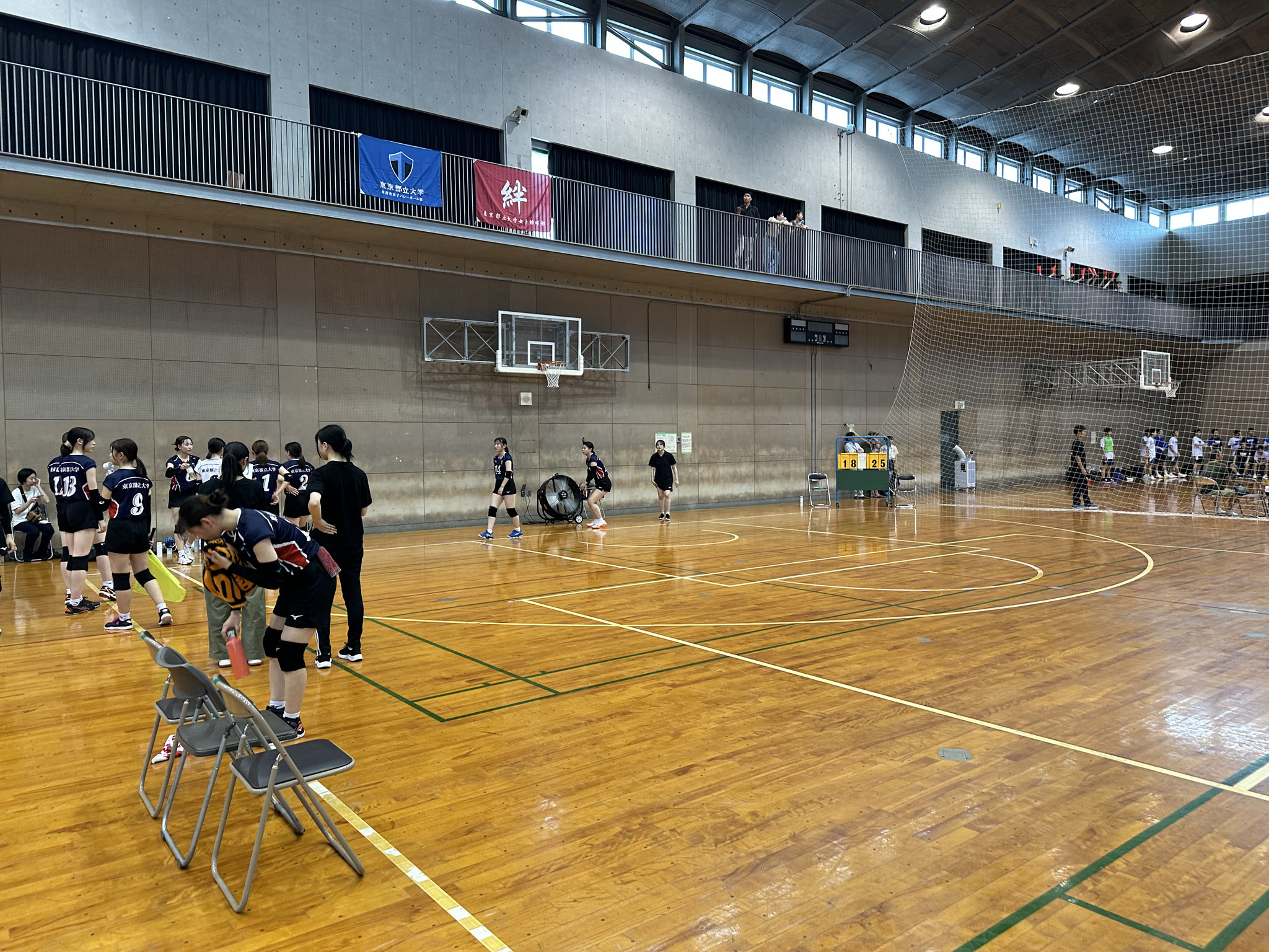 第二セットは18:25で大阪に取られました！
