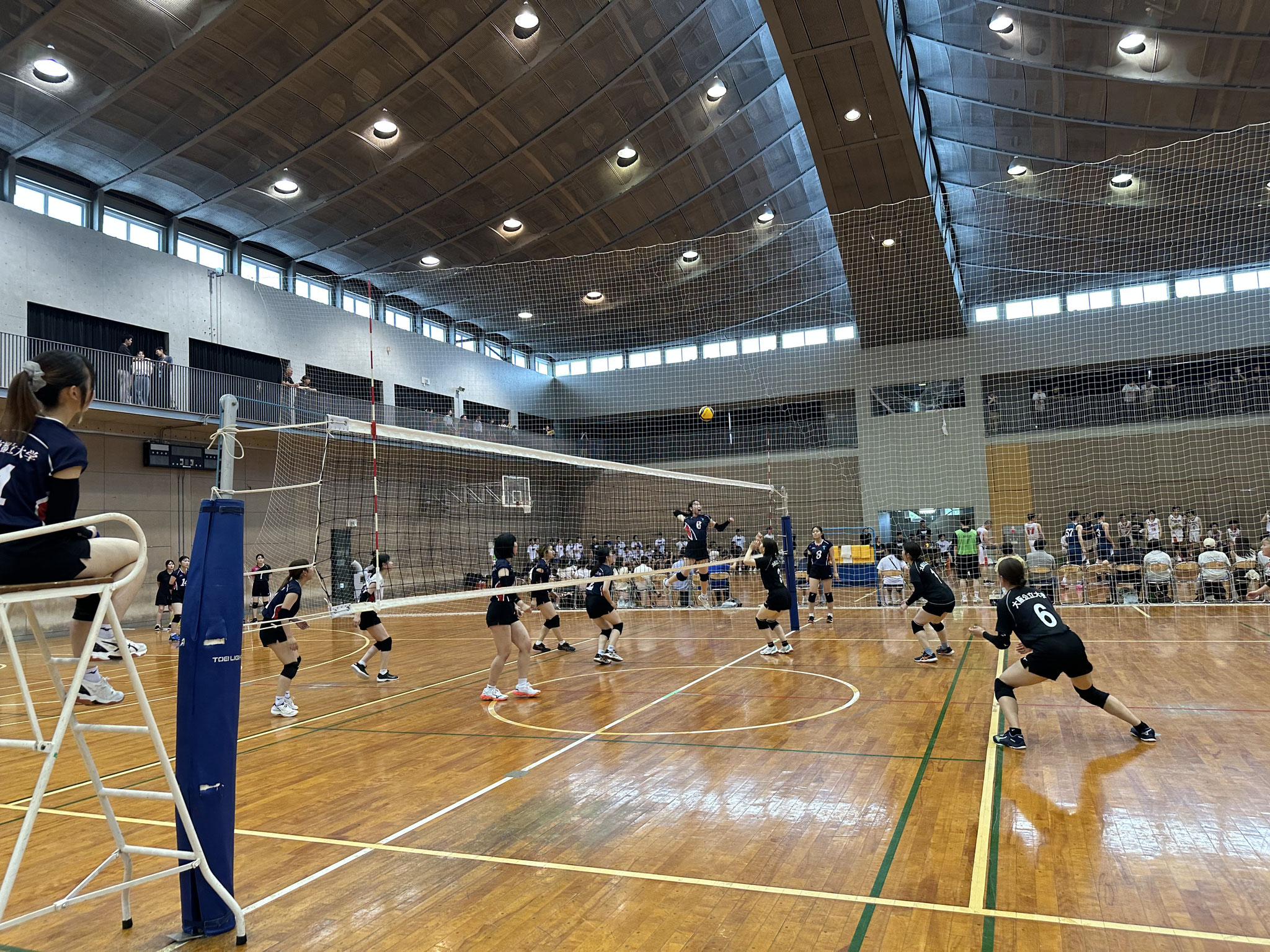 1年生小島さん(6)のアタック、迫力あります！