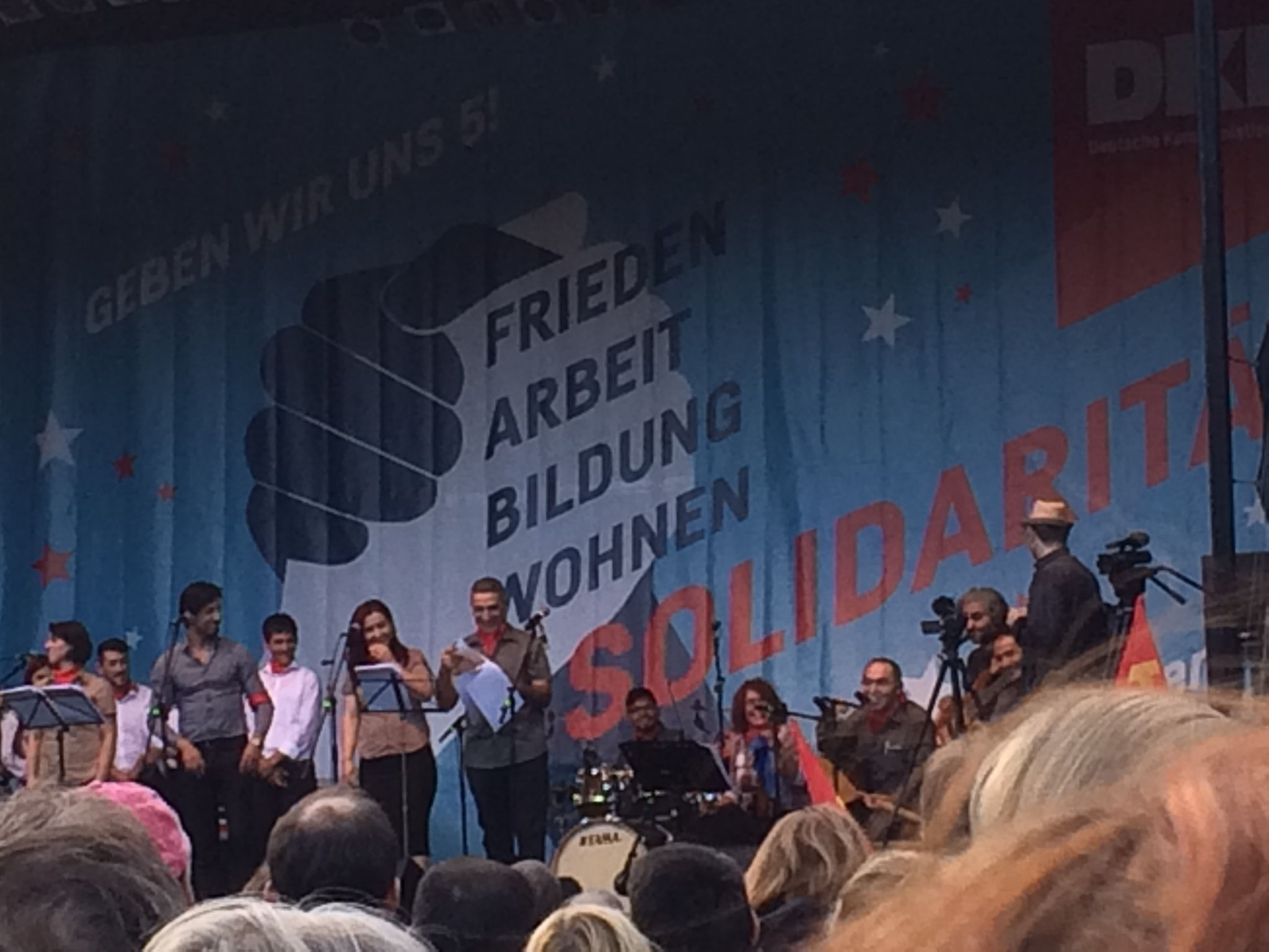 ‎12. ‎Oktober ‎2016 Group Yorum auf dem UZ-Pressefest in Dortmund; Foto: Privat