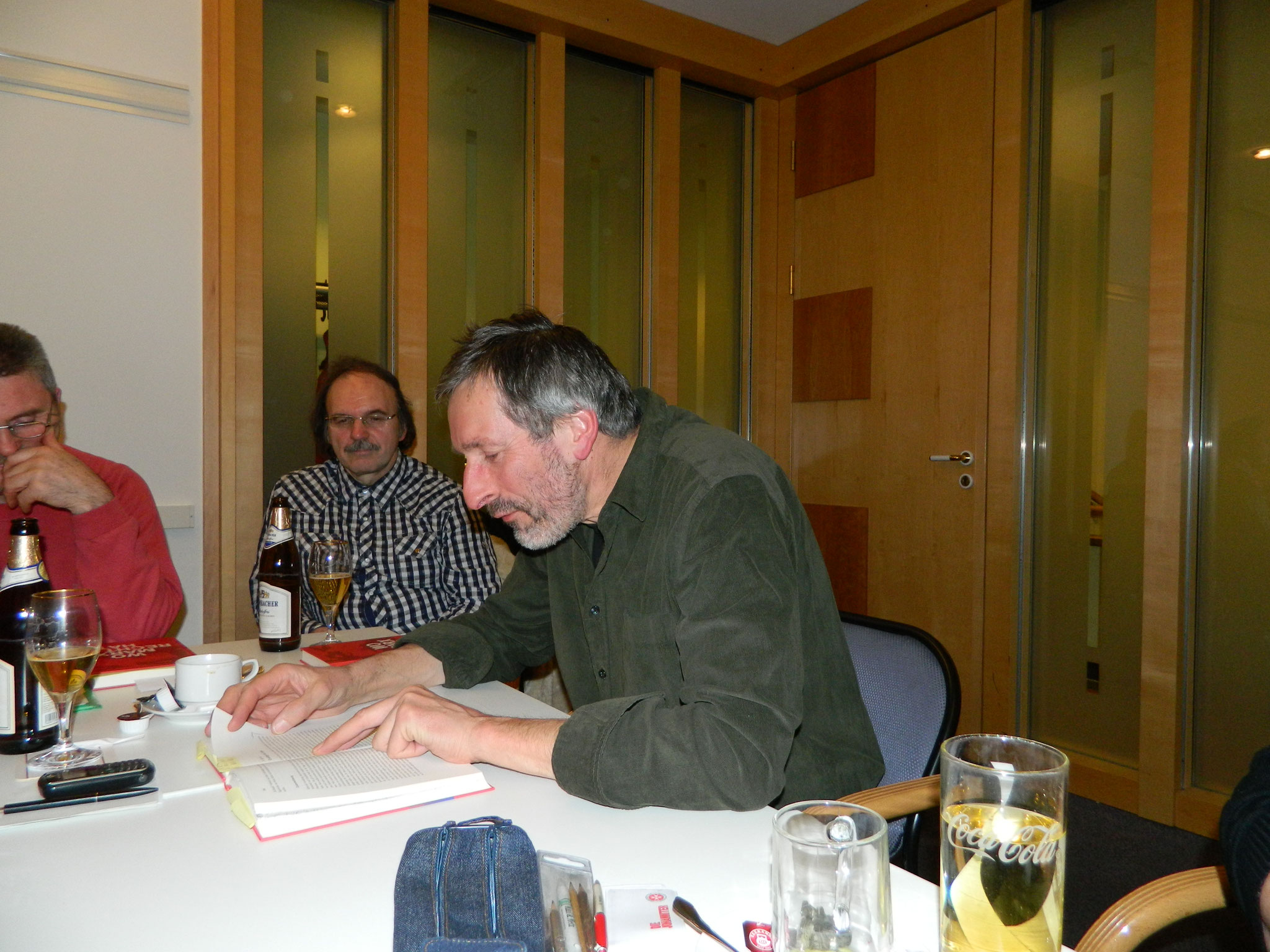 23. ‎Februar ‎2012 Lesung F. Reheis "Wo Marx recht hat"; Foto: Privat