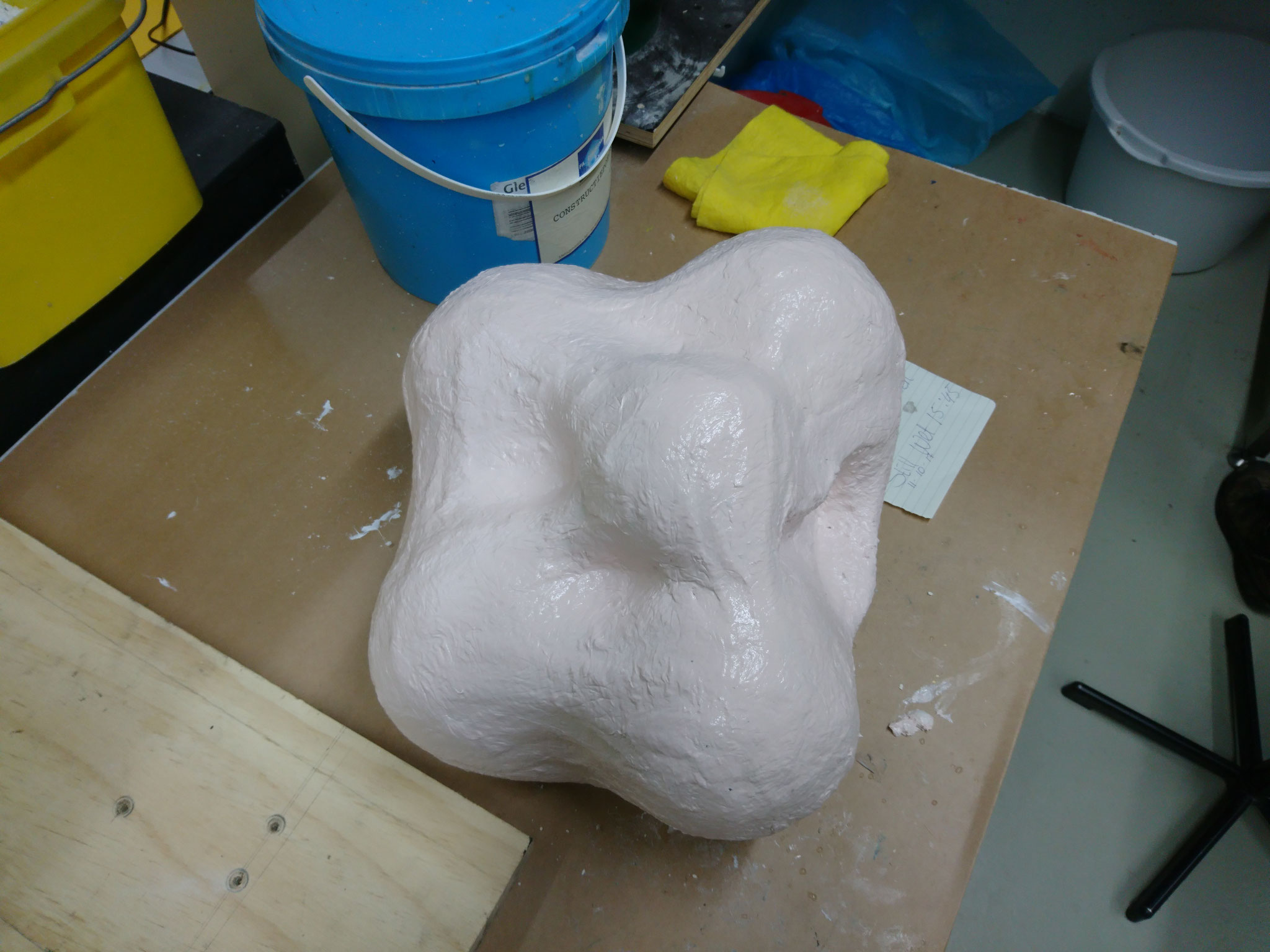 Silicone skin test for sculpture