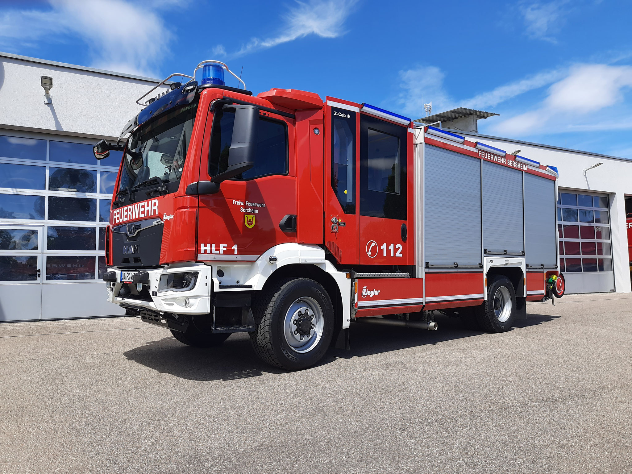 HLF 20, FF Sersheim, Ziegler auf MAN