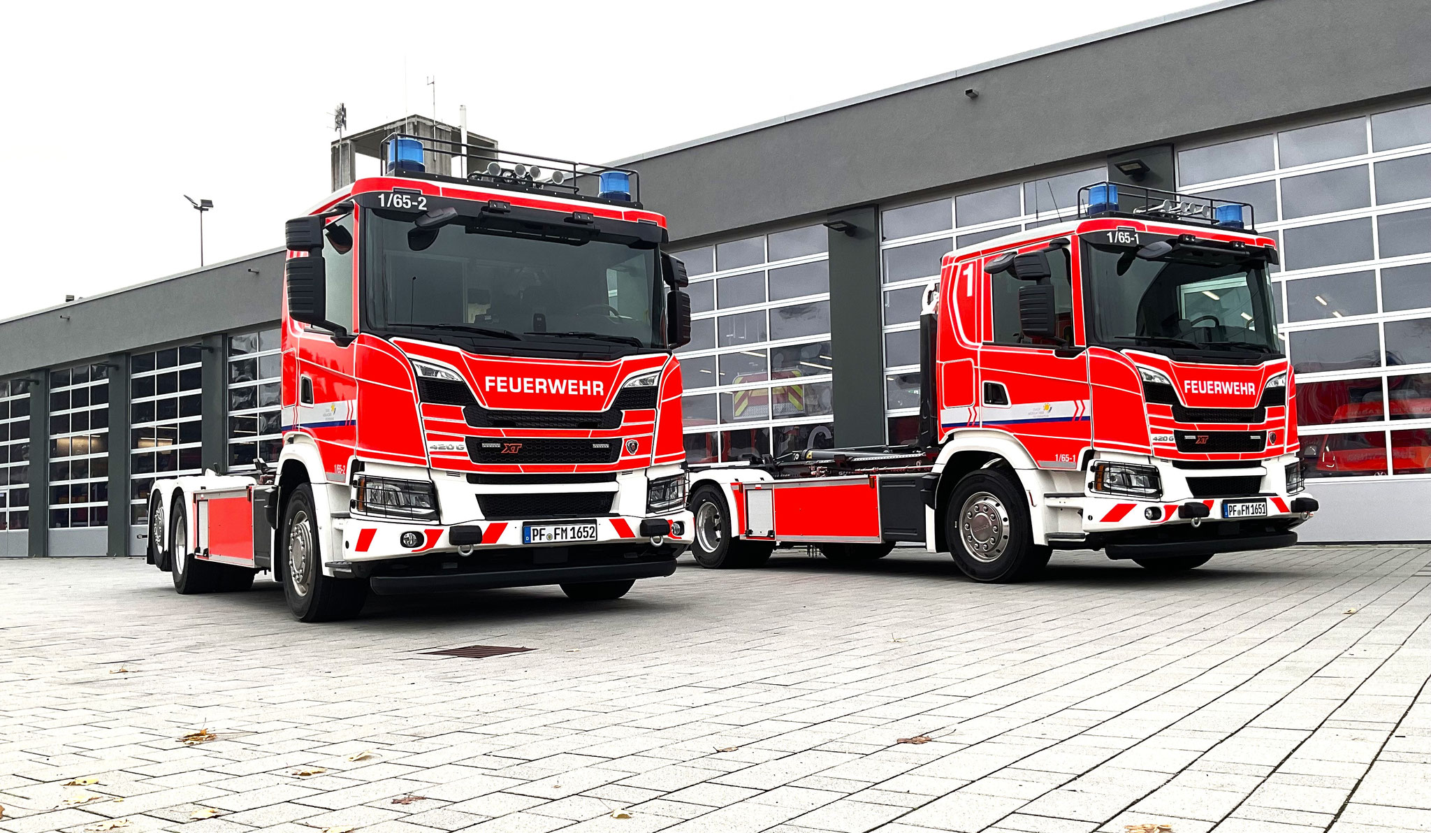 2x WLF 26, FF Mühlacker, Knirsch auf Scania