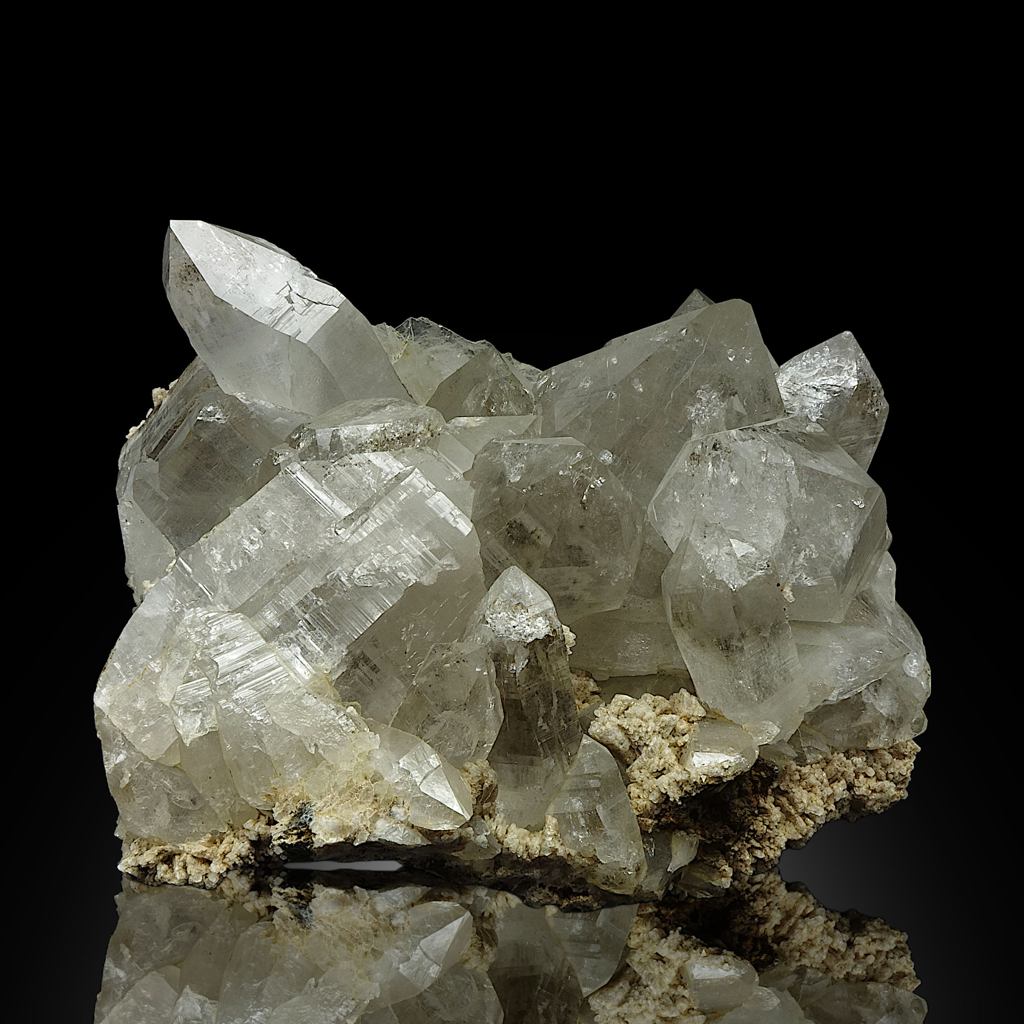 Bergkristall/Albit/Pyrit, "Ameliekluft" Lungau