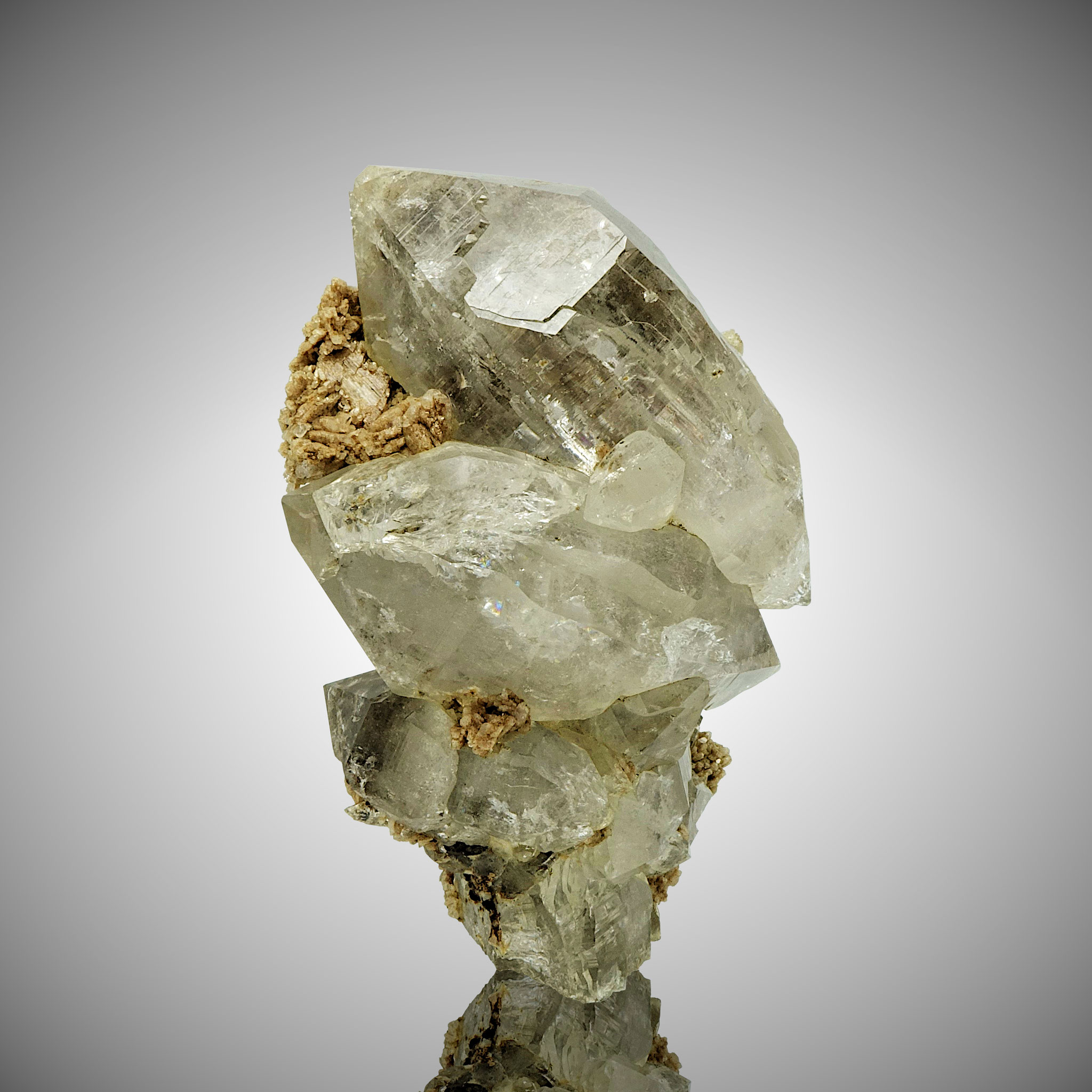 Bergkristall/Albit/Pyrit, "Ameliekluft" Lungau 2015, 14 x 9,5 x 7,5 cm