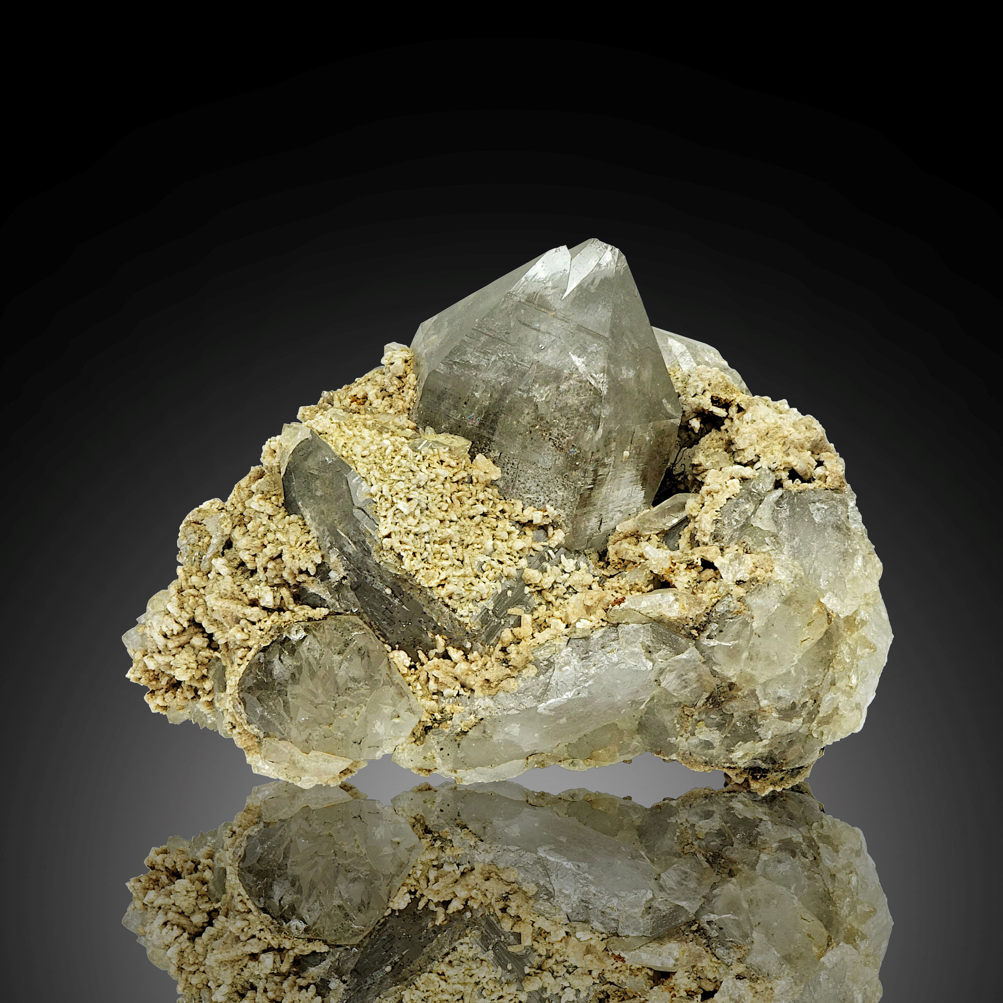Bergkristall/Albit, "Ameliekluft" Lungau 2015, 17,5x10x13 cm (2)