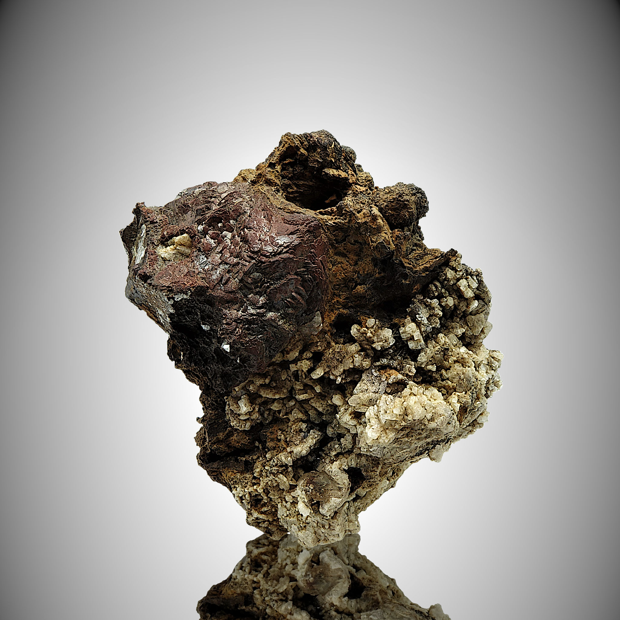 Pyrit/Albit/Bergkristall/Rutil, "Ameliekluft" Lungau