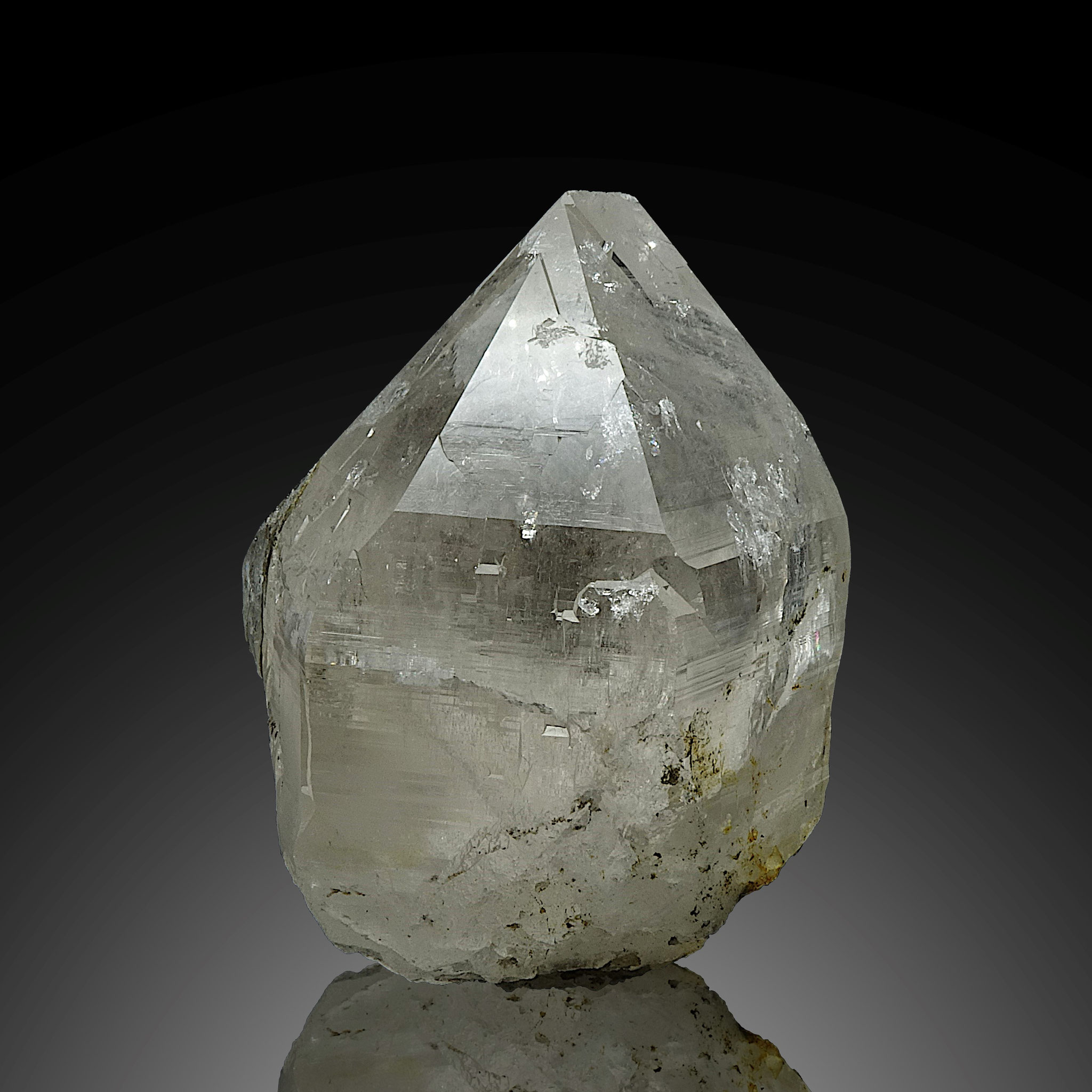 Bergkristall, "Ameliekluft" Lungau 2015, ca. 17,5 cm hoch