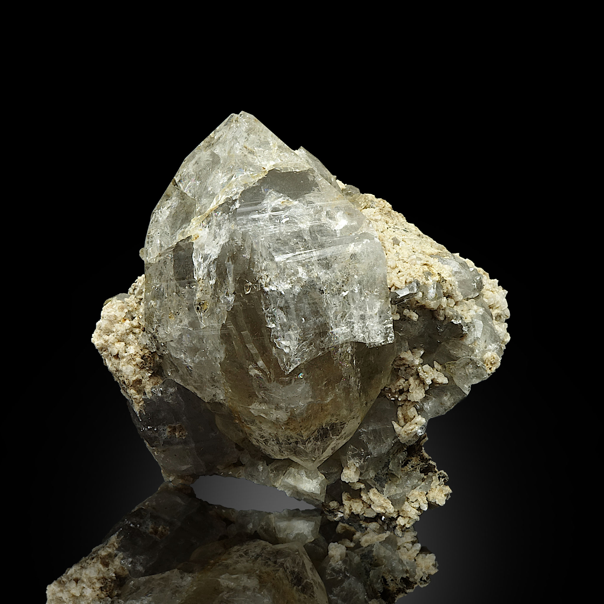 Bergkristall/Albit, "Ameliekluft" Lungau